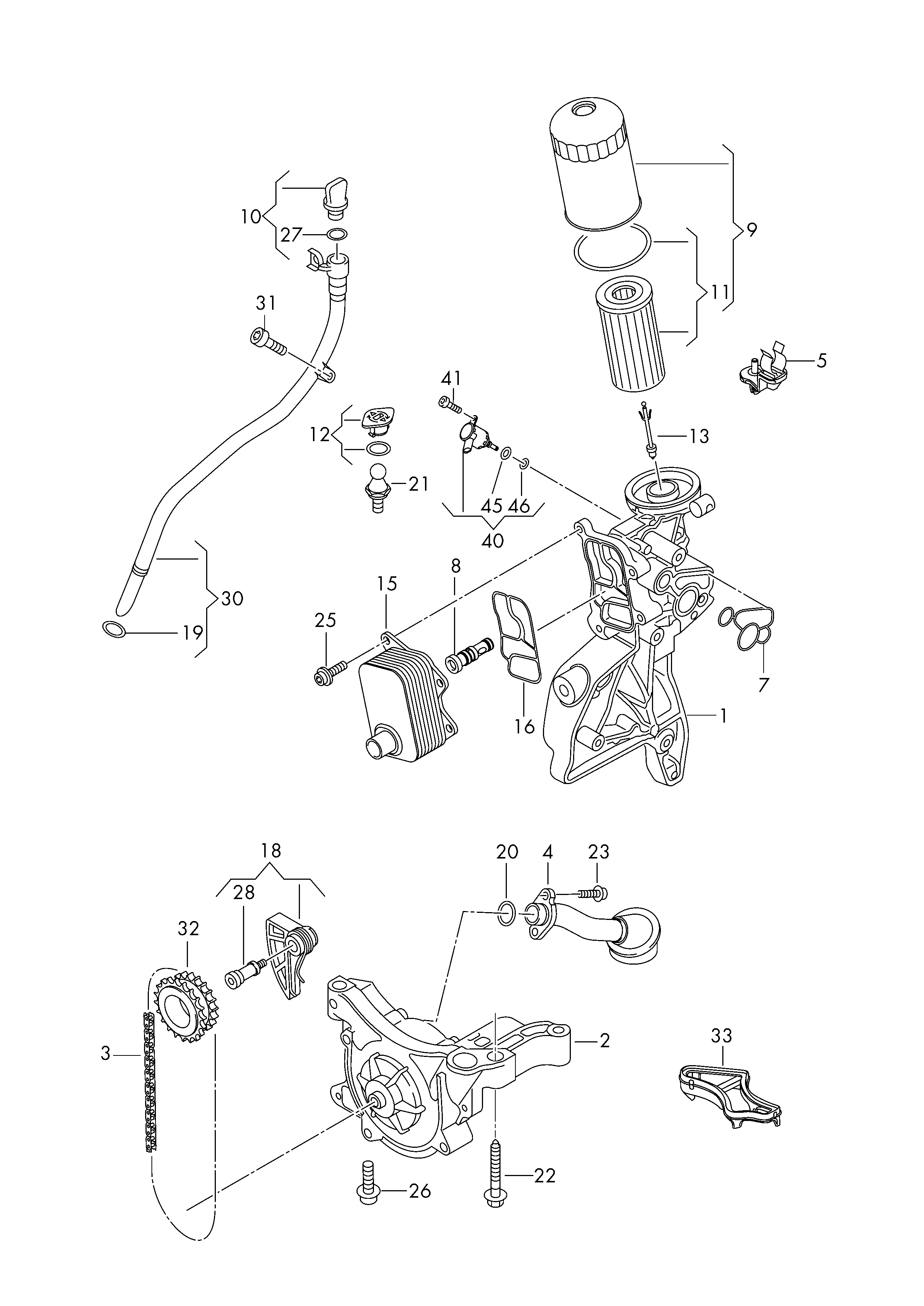 Skoda 06L 117 021 E - Ψυγείο λαδιού, λάδι κινητήρα www.parts5.com