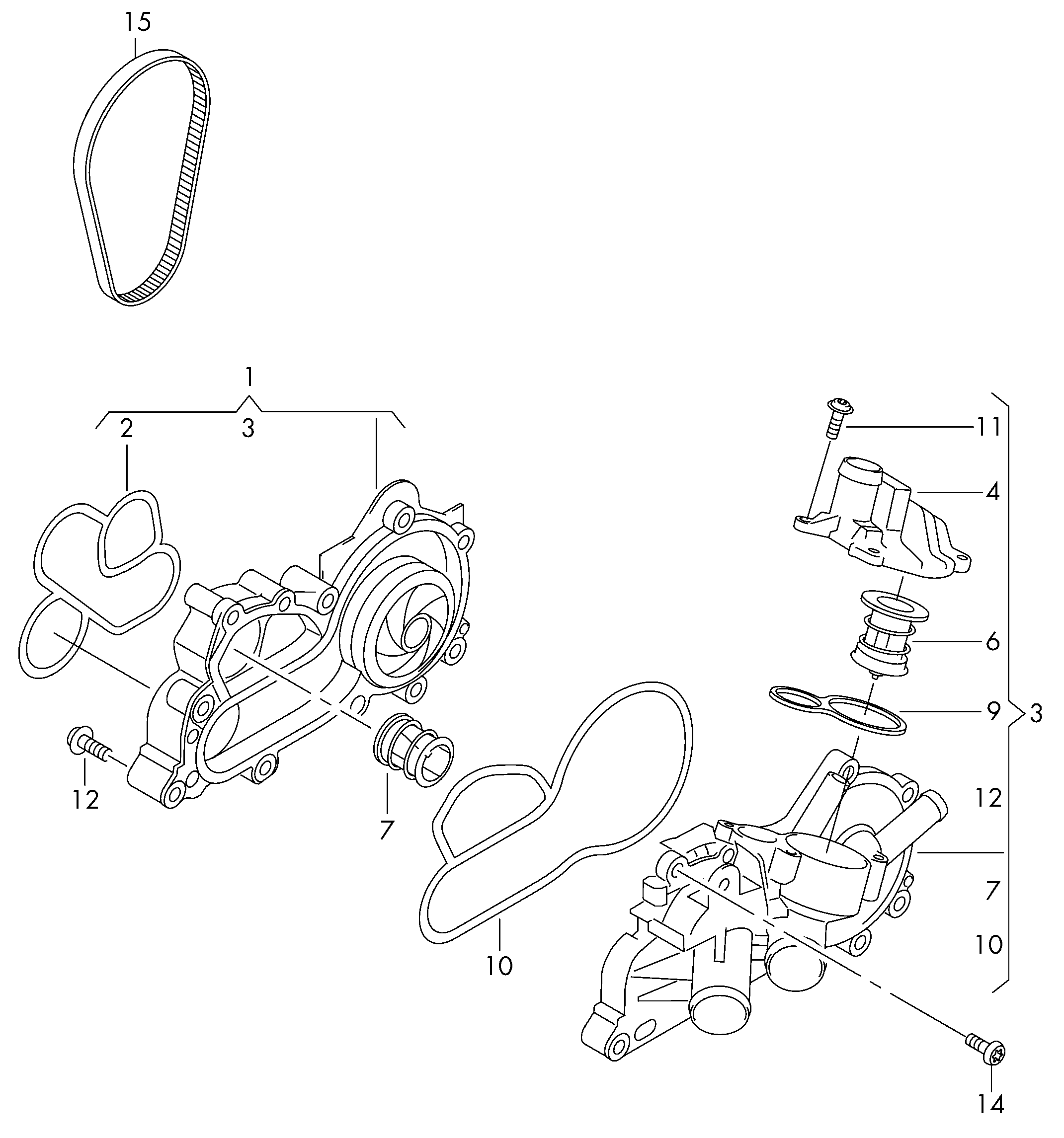 Skoda 04E 121 605 L - Timing Belt parts5.com