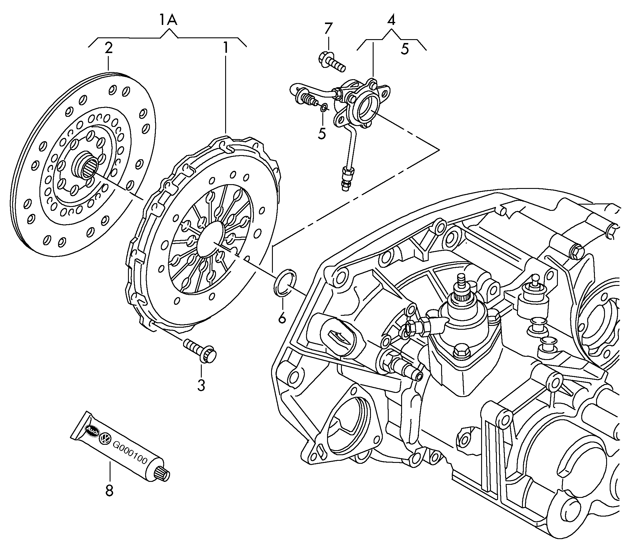 Seat 06A141031K - Kit de embrague www.parts5.com