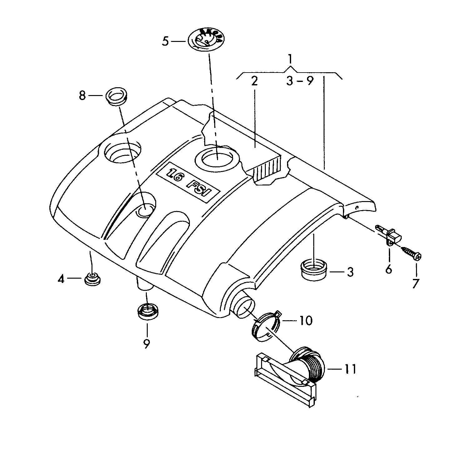 Seat 03C129620B - Õhufilter www.parts5.com