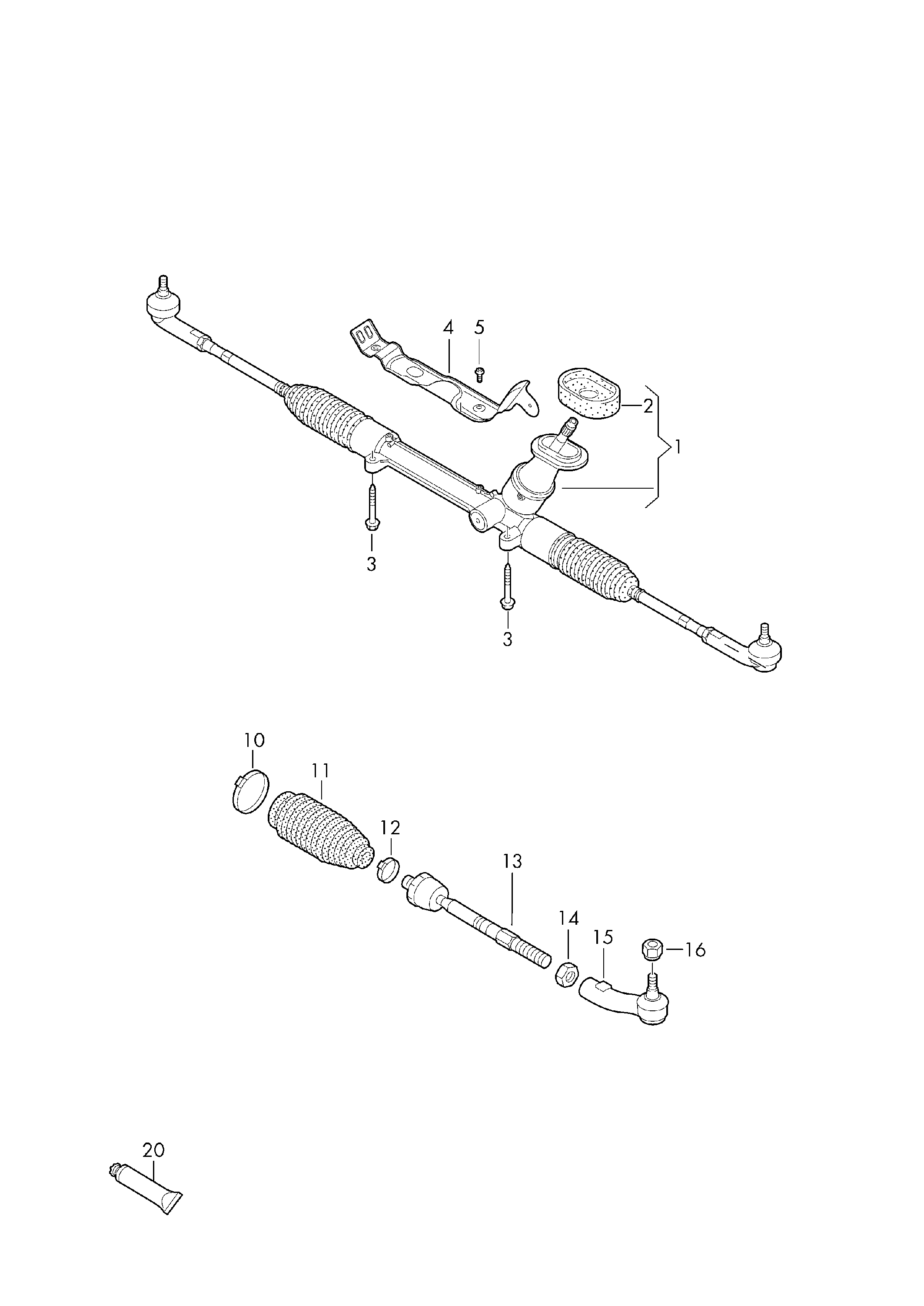 Seat 6C0 423 811 A - Наконечник рулевой тяги, шарнир www.parts5.com