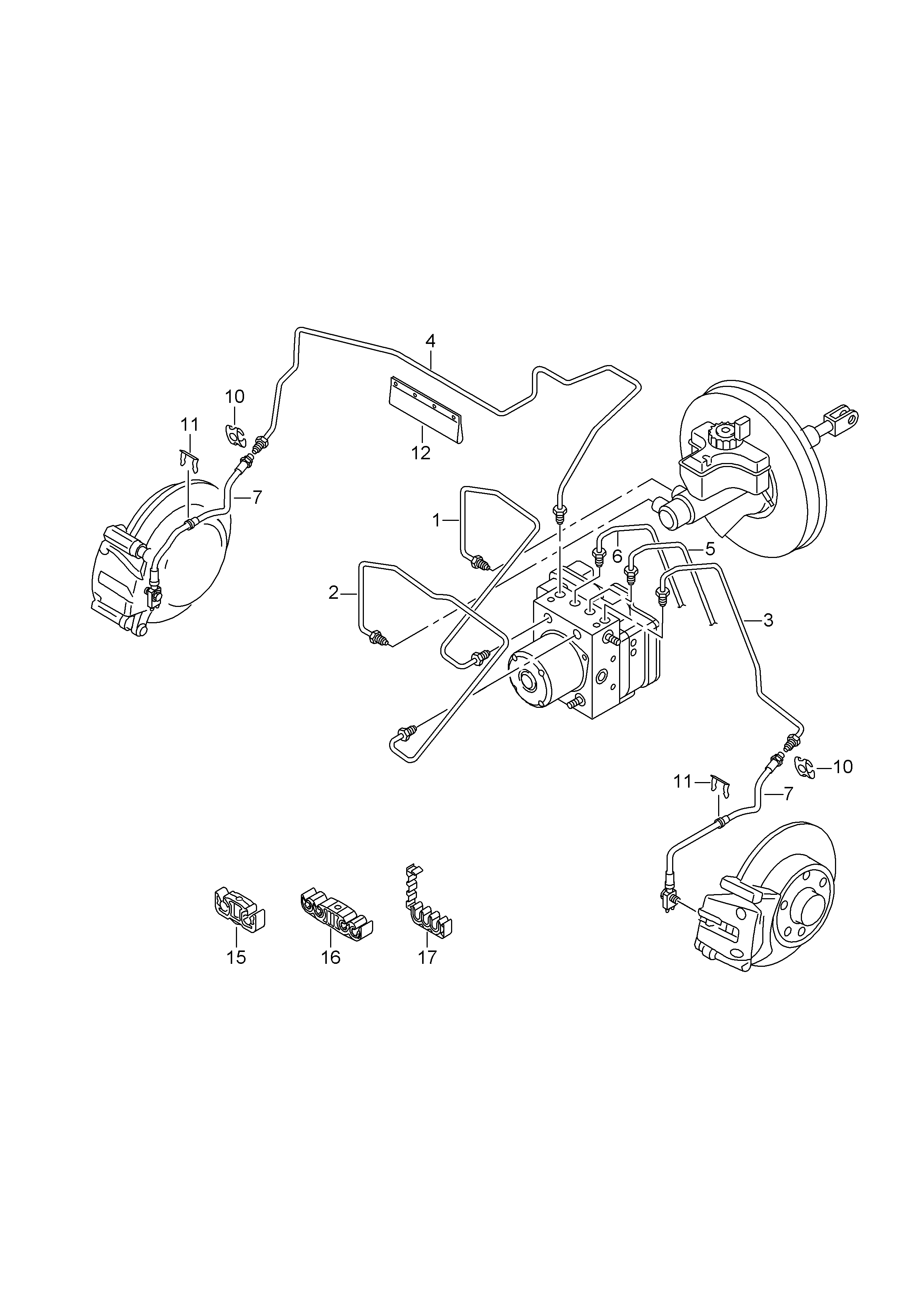 Seat 6R0 611 701 J - Тормозной шланг www.parts5.com