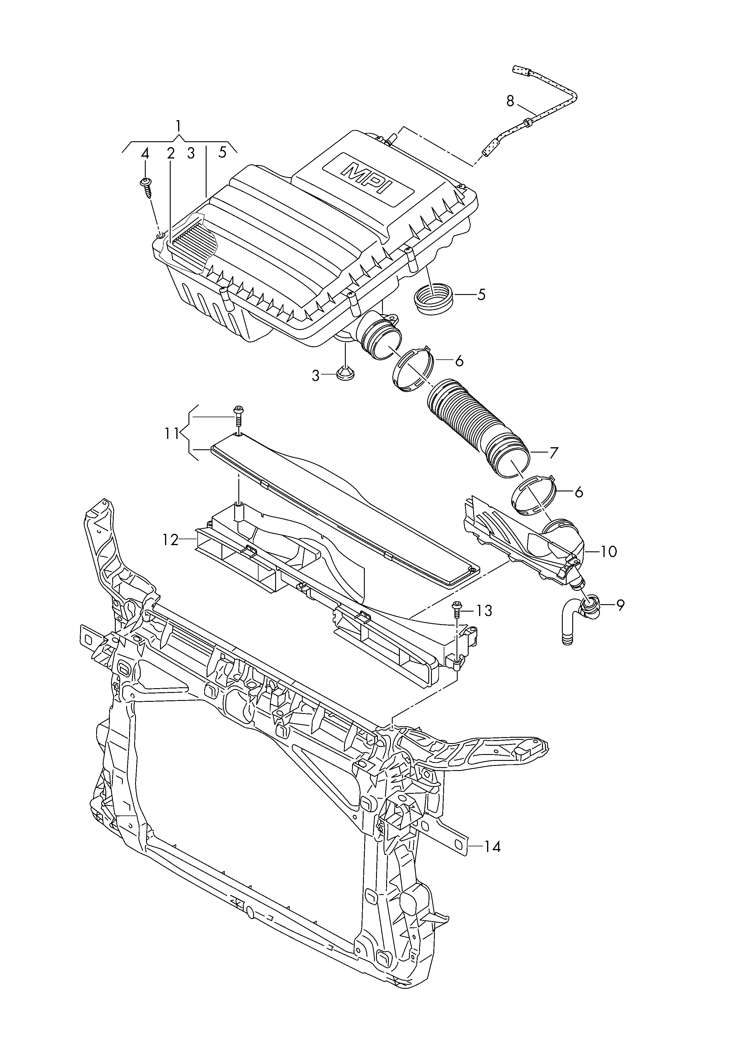 Seat 04E 129 620 A - Φίλτρο αέρα www.parts5.com