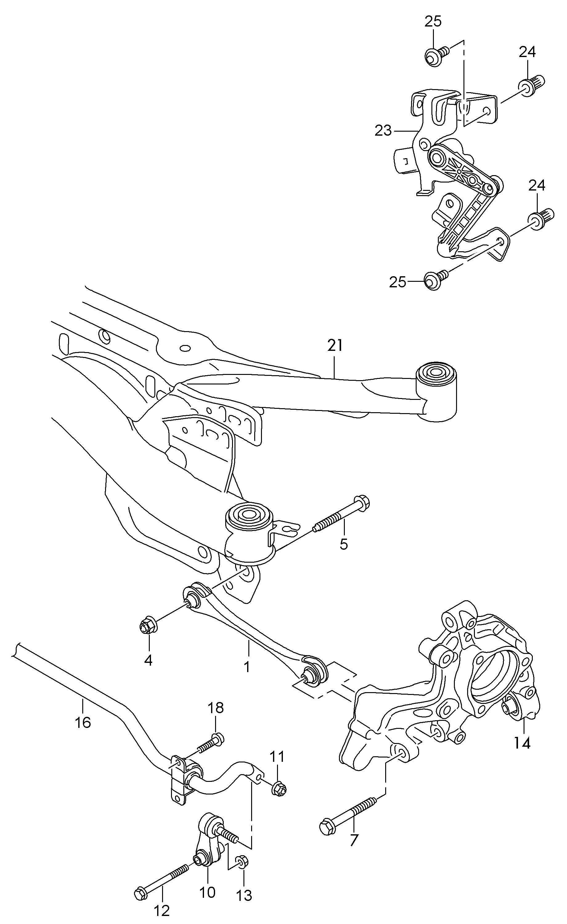 CUPRA 5Q0 505 465 C - Ράβδος / στήριγμα, ράβδος στρέψης www.parts5.com