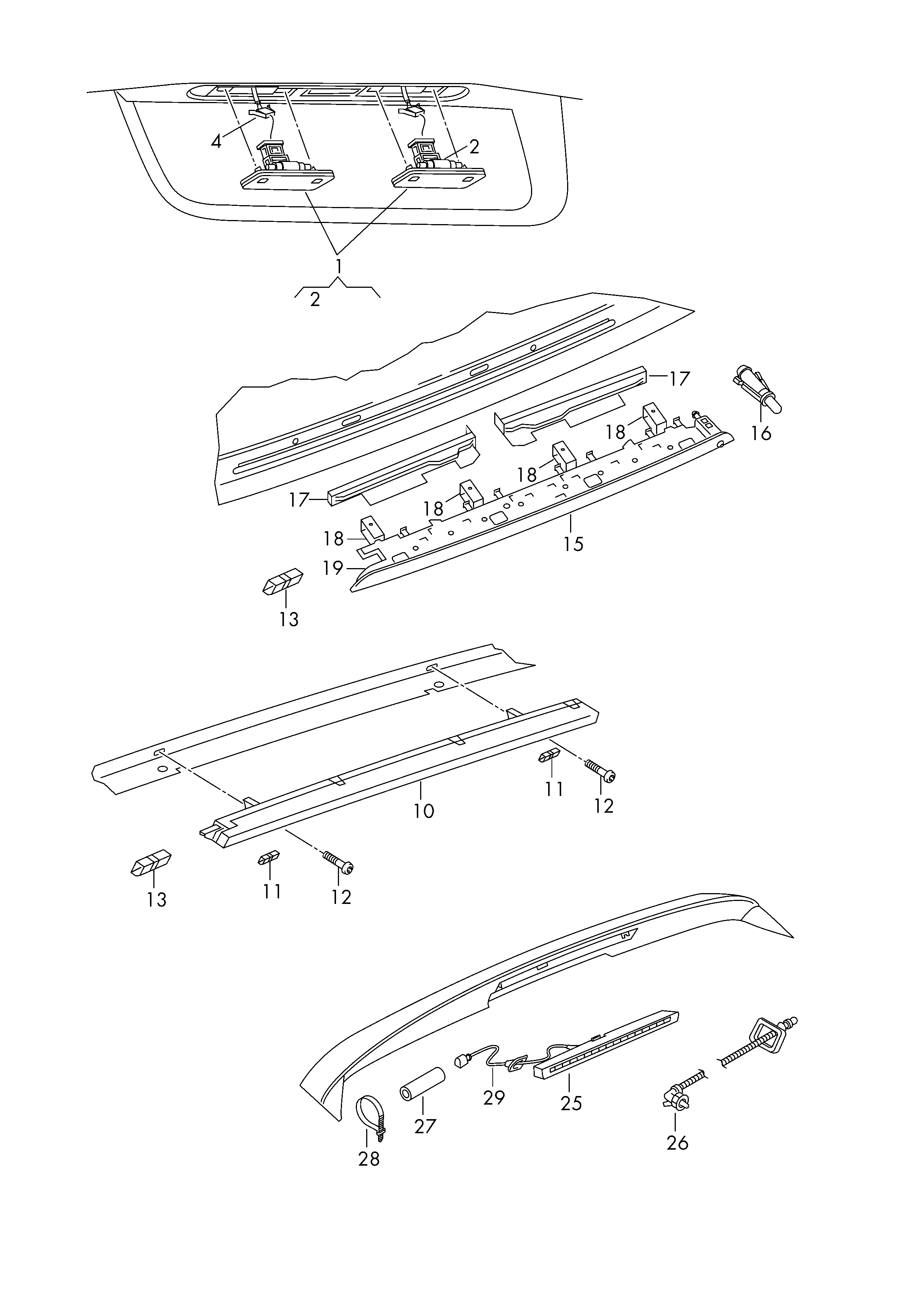 VW 5N0943021B - Licence Plate Light parts5.com