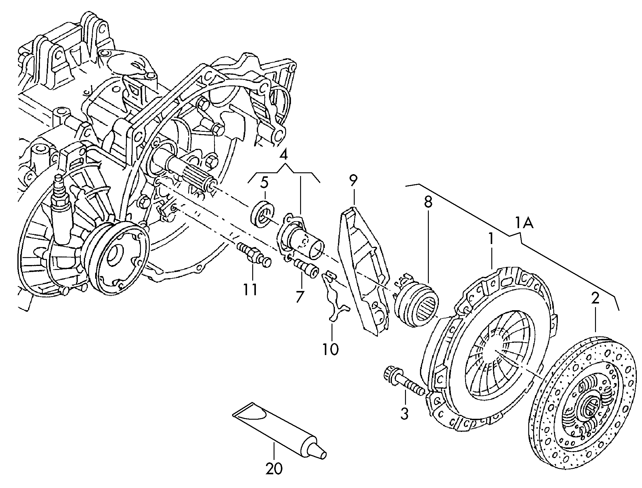 VAG 03L 141 032 A - Clutch Disc parts5.com