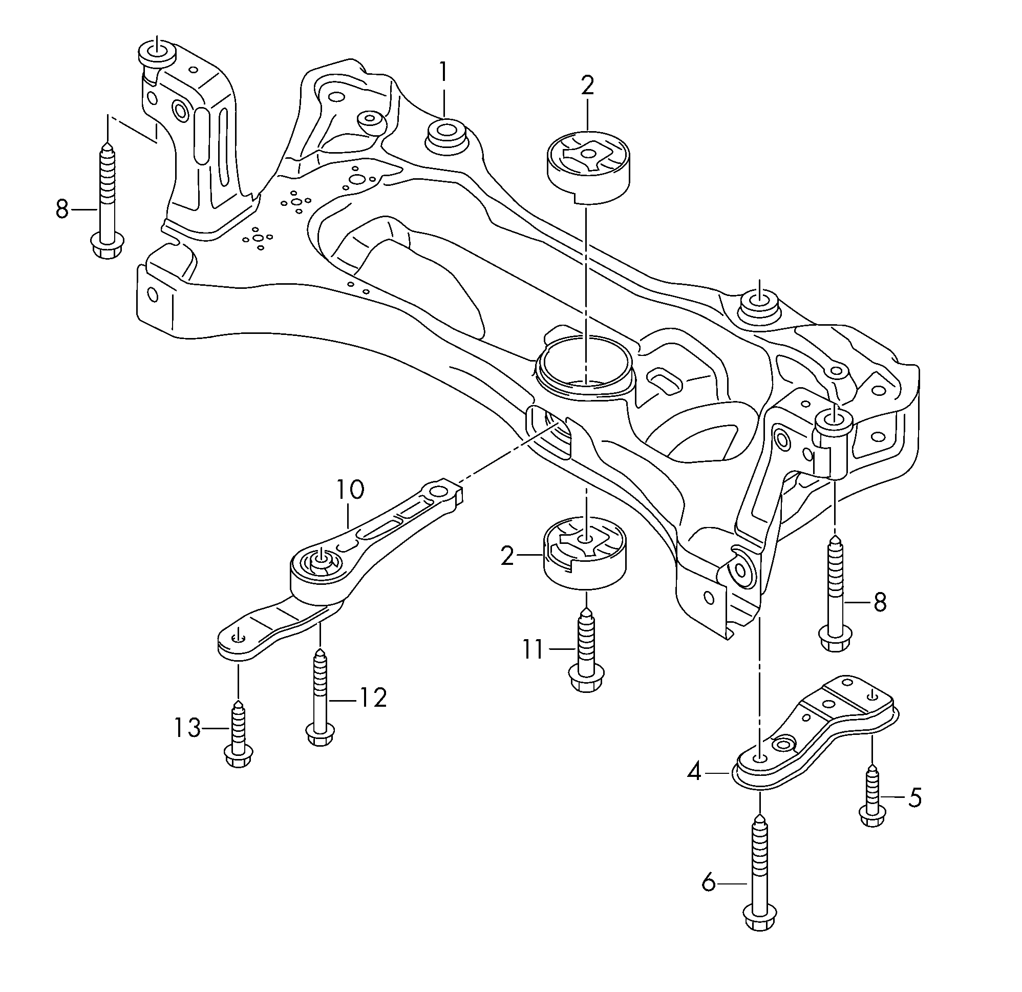 Seat 5Q0198037A - Paigutus,Mootor www.parts5.com