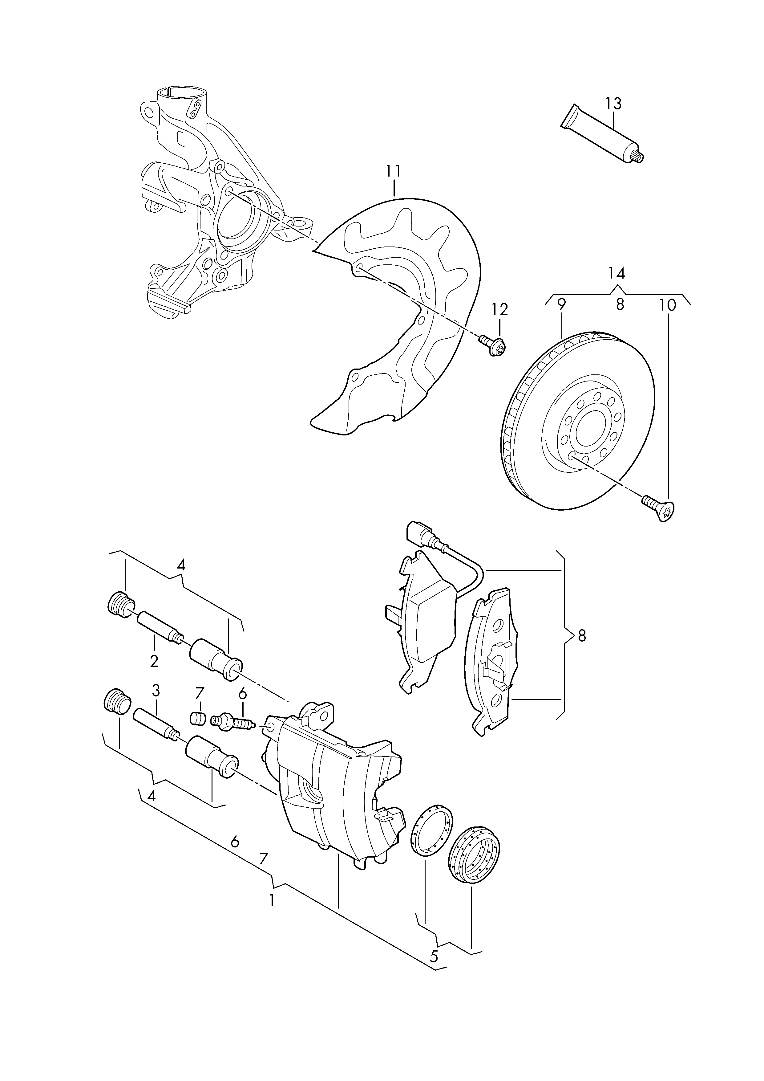 VAG 5Q0 615 301 A - Disc frana www.parts5.com