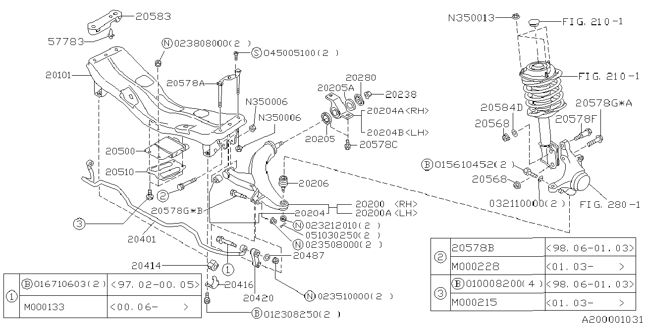 Subaru 20420-AA003 - Stabilisaator,Stabilisaator www.parts5.com