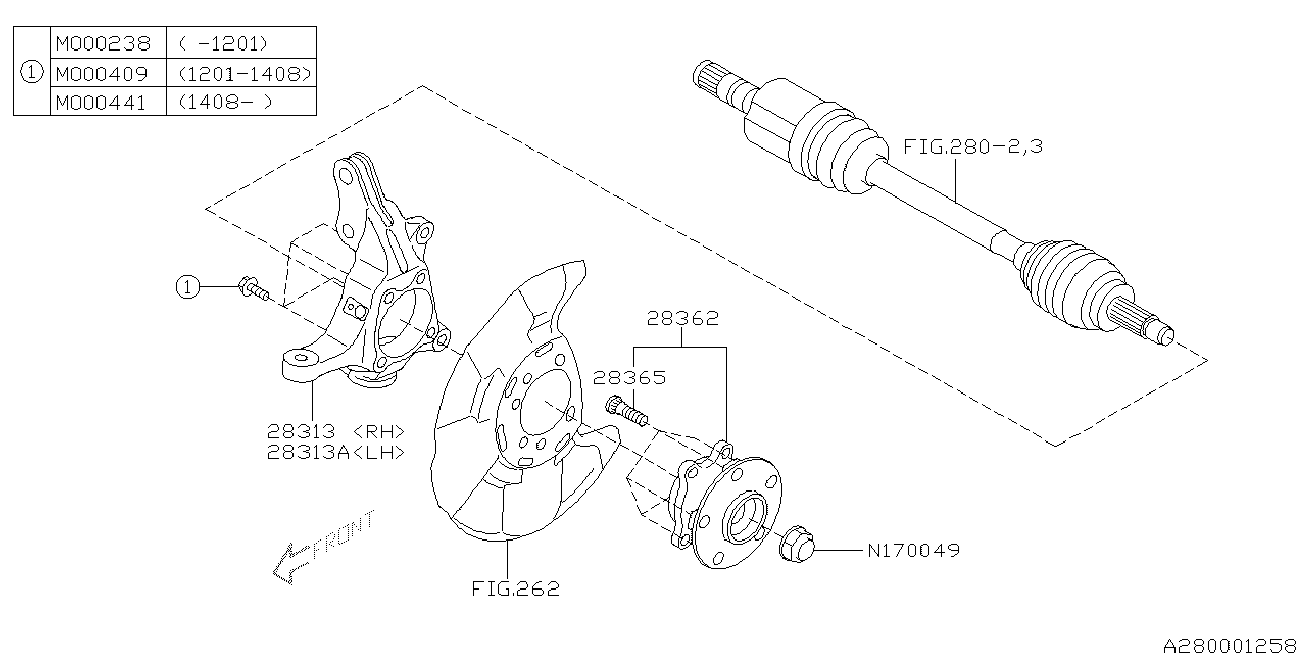 Subaru 902170049 - Kit de roulements de roue www.parts5.com