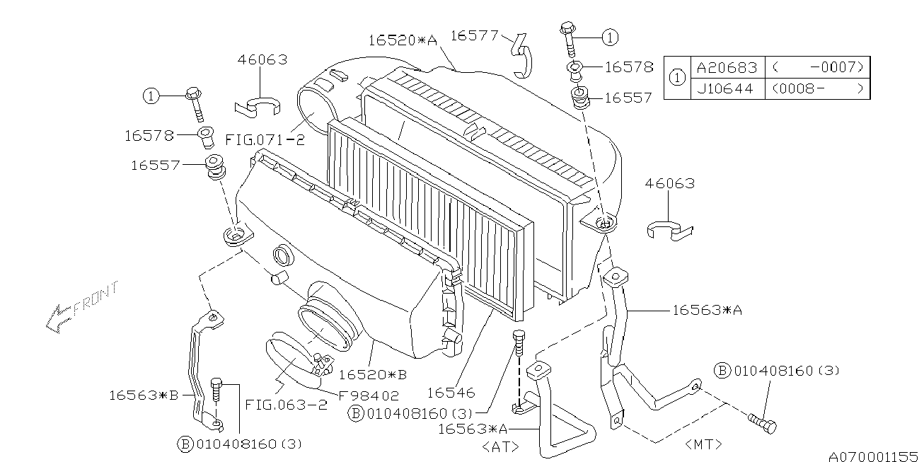 Subaru 16546-AA070 - Filter za vazduh www.parts5.com