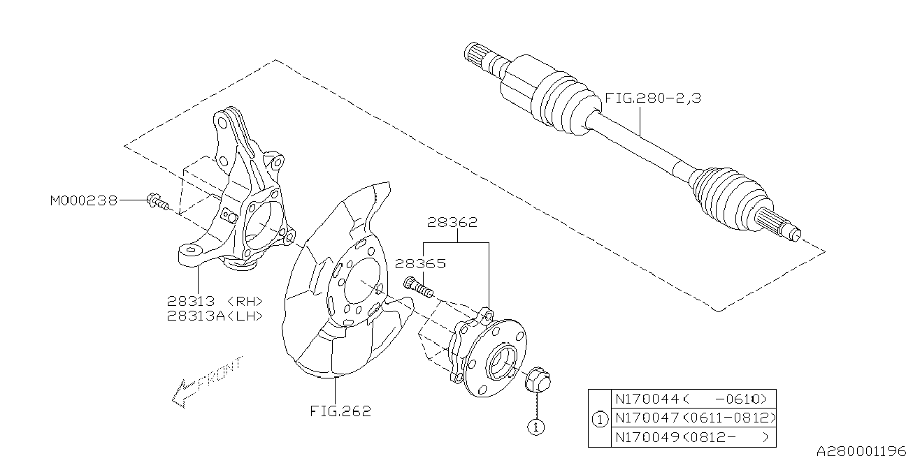 Subaru 28365-FE001 - Čap kolesa www.parts5.com