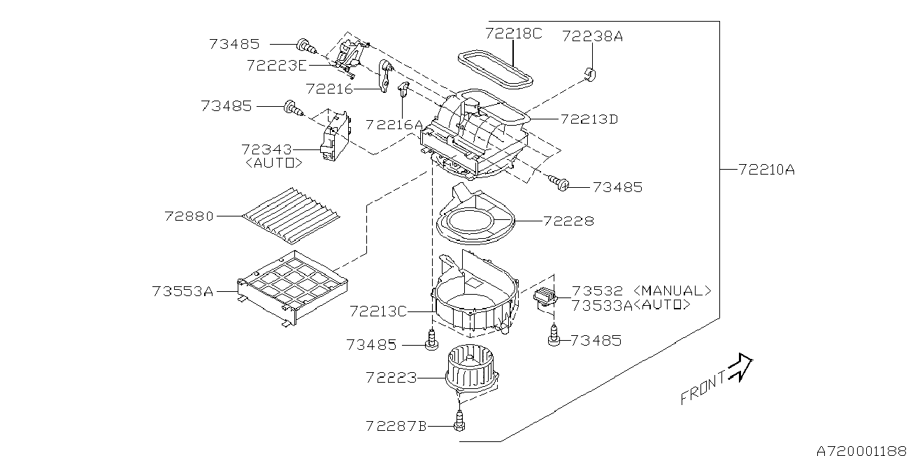 Subaru 72880-AG000 - Φίλτρο, αέρας εσωτερικού χώρου www.parts5.com