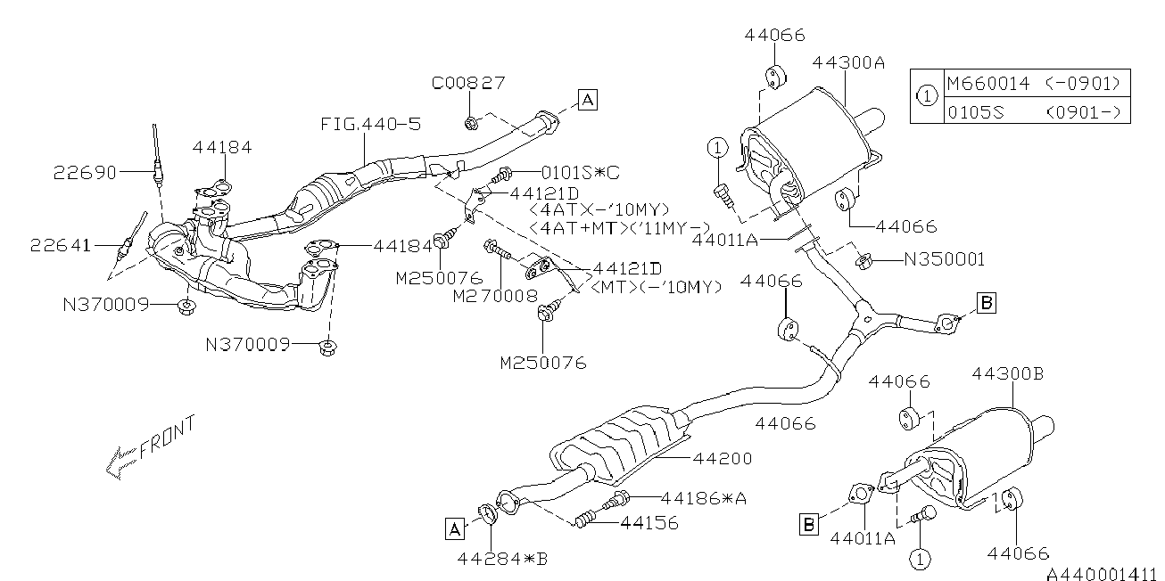 Subaru 22690AA810 - Αισθητήρας λάμδα www.parts5.com