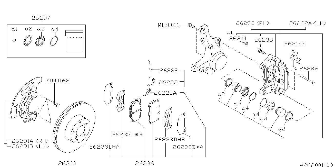 Subaru 26310-AC040 - Δισκόπλακα www.parts5.com