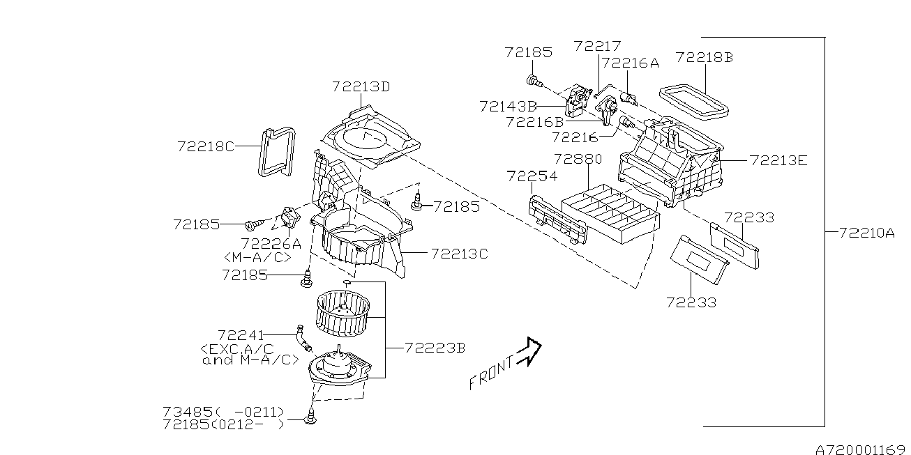 Infiniti 72880SA000 - Филтър купе (поленов филтър) www.parts5.com