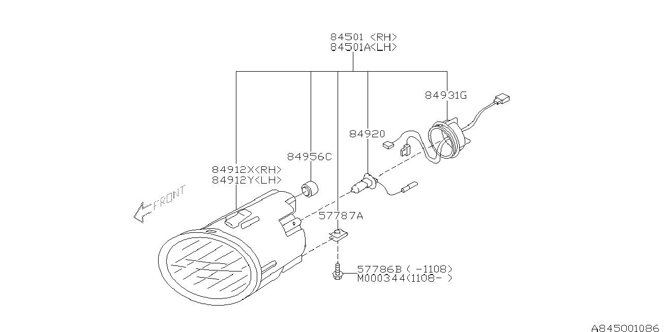 Subaru 84920KE030 - Μίζα www.parts5.com