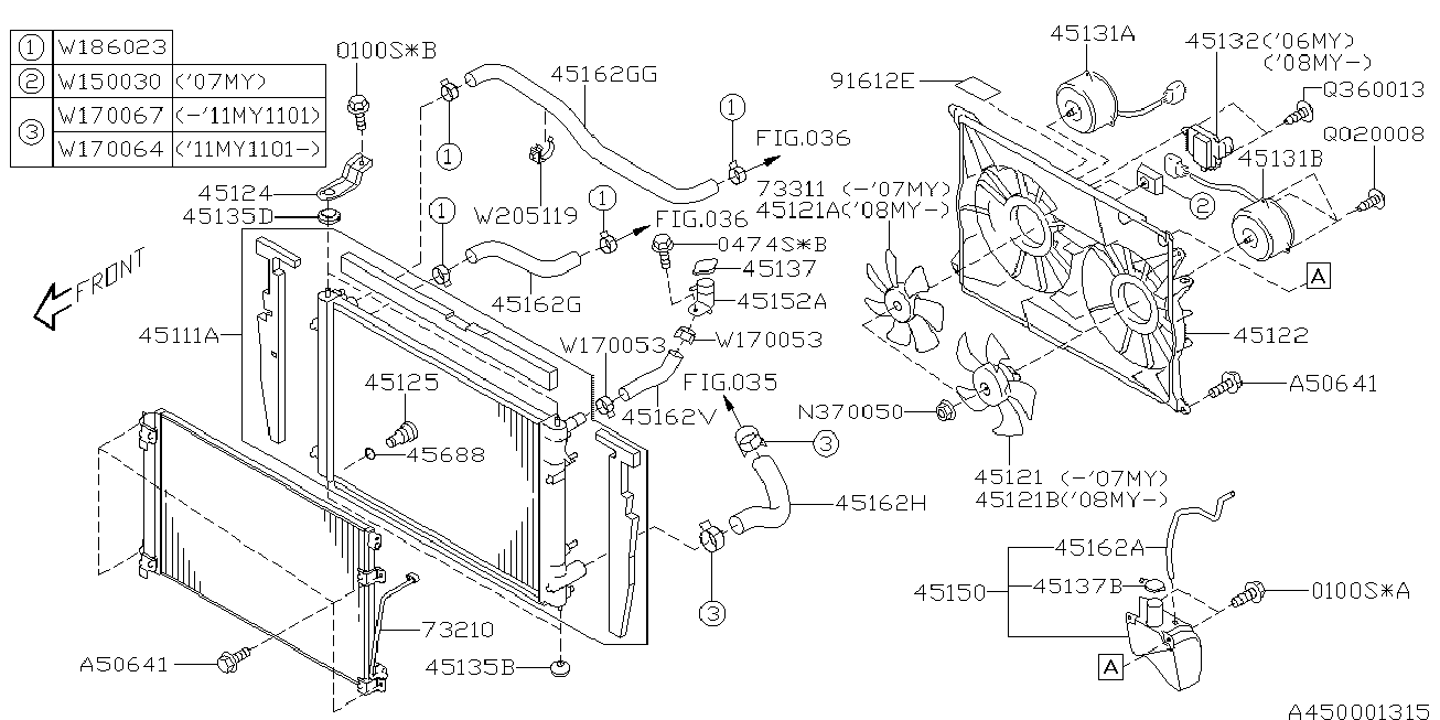 Subaru 45137-XA01A - Sealing Cap, radiator parts5.com