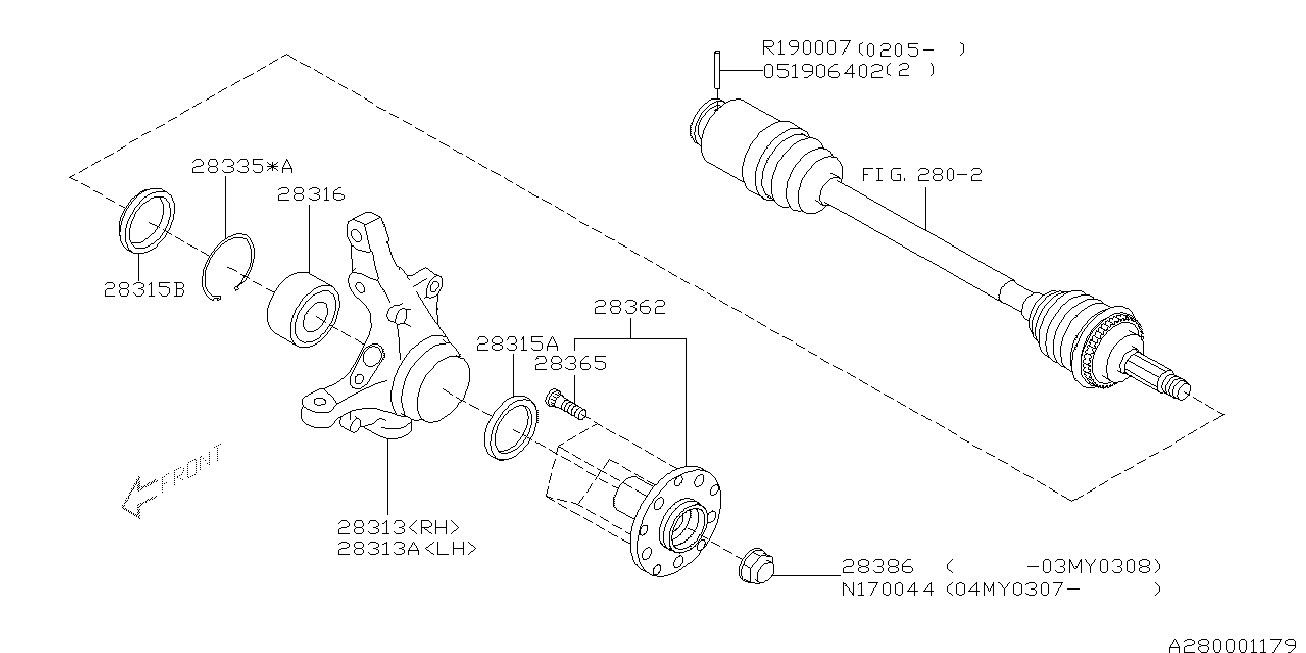 TOYOTA 28016-AA011 - Sada ložisek kol www.parts5.com