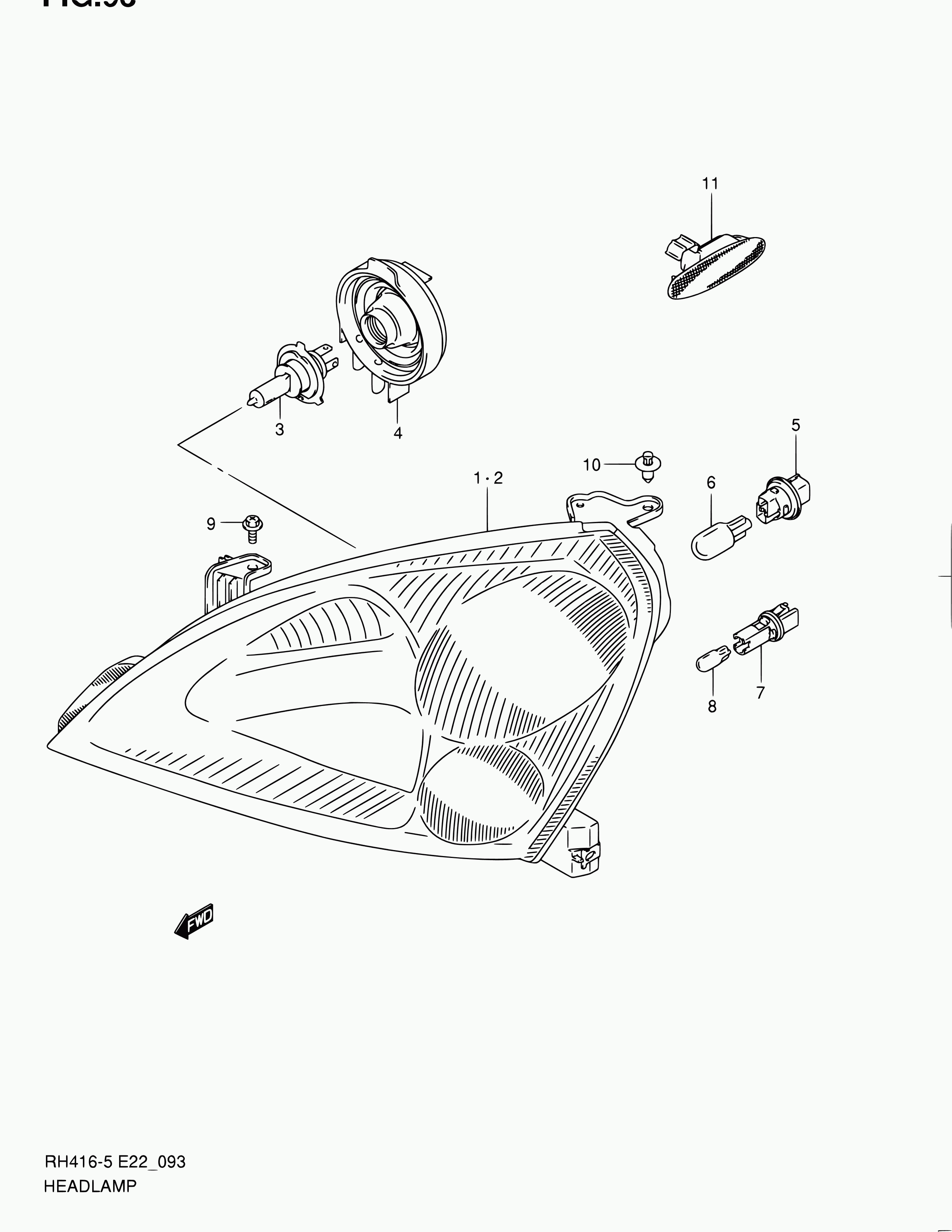 Suzuki 09471-12182 - Hehkulankapolttimo, sumuvalo www.parts5.com