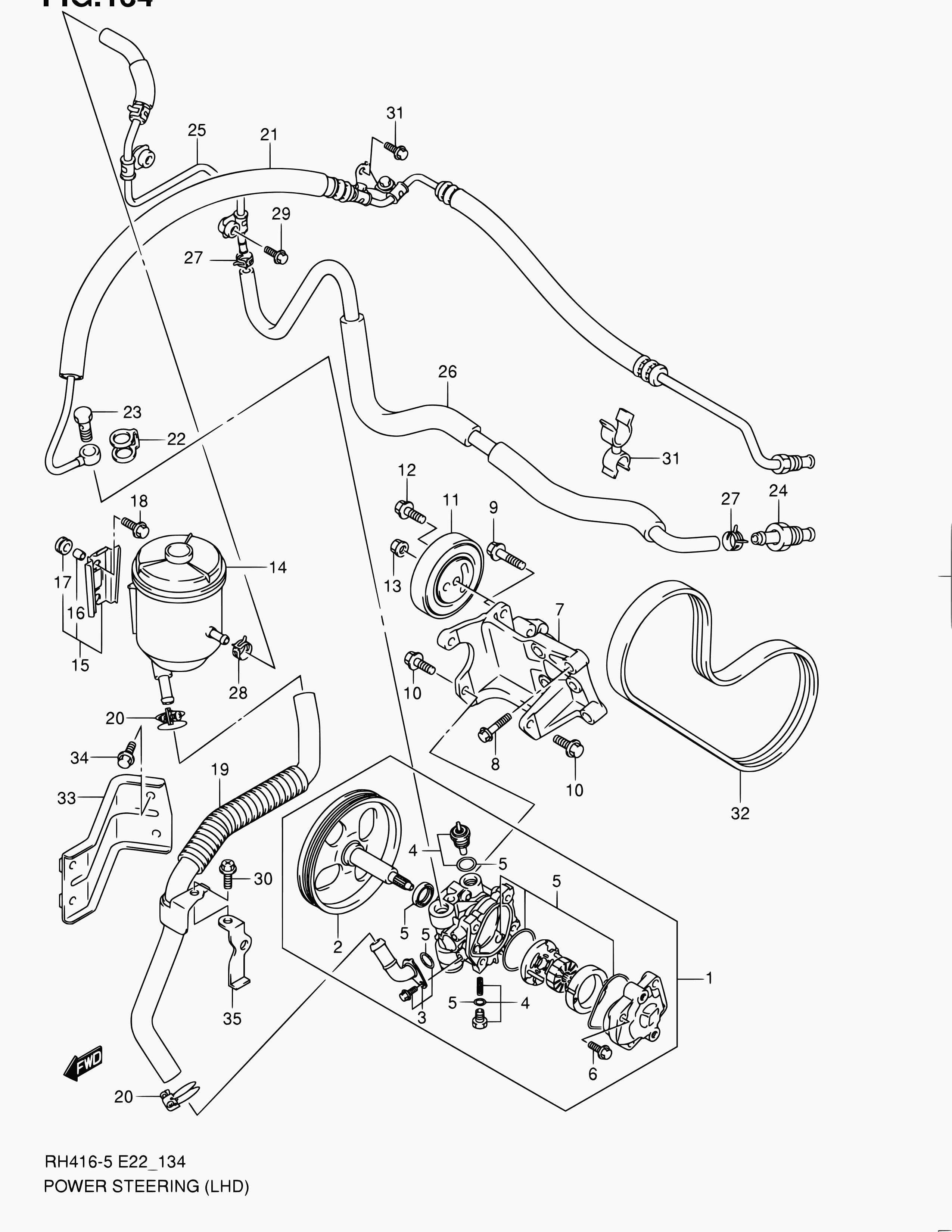 Subaru 49180 69G00 - Curea transmisie cu caneluri www.parts5.com