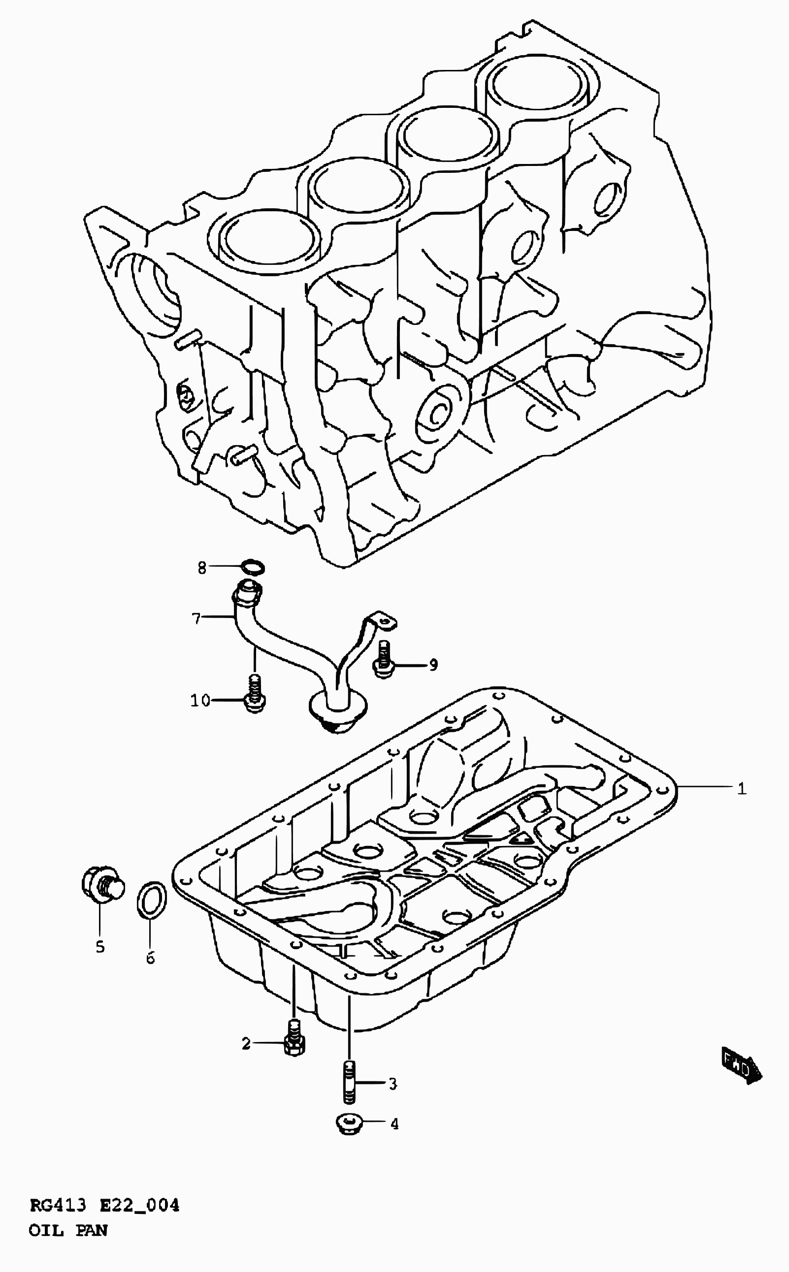 Suzuki 09247-14027 - Sealing Plug, oil sump www.parts5.com