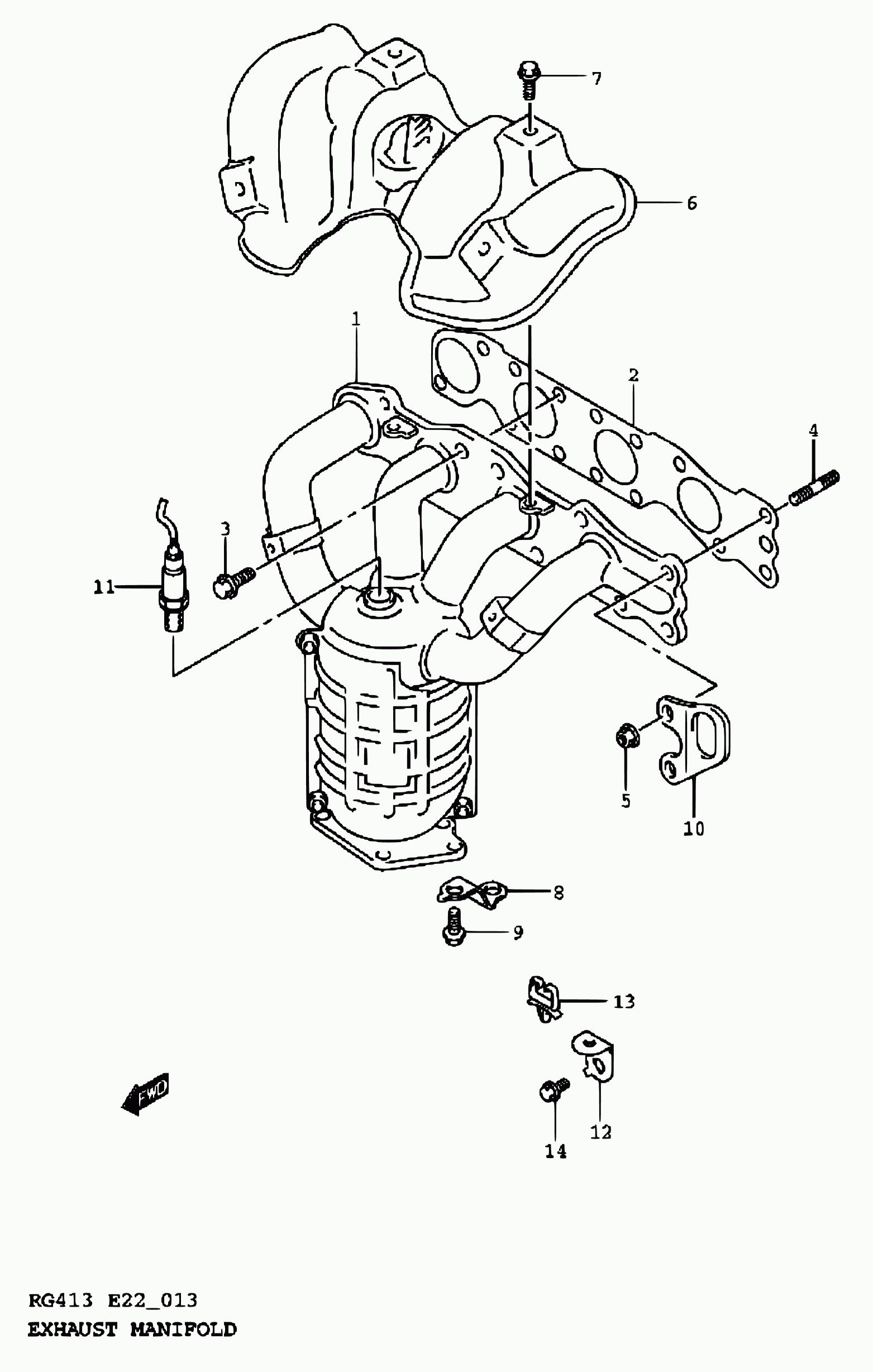 Suzuki 18213-80G00 - Lambda sensörü www.parts5.com