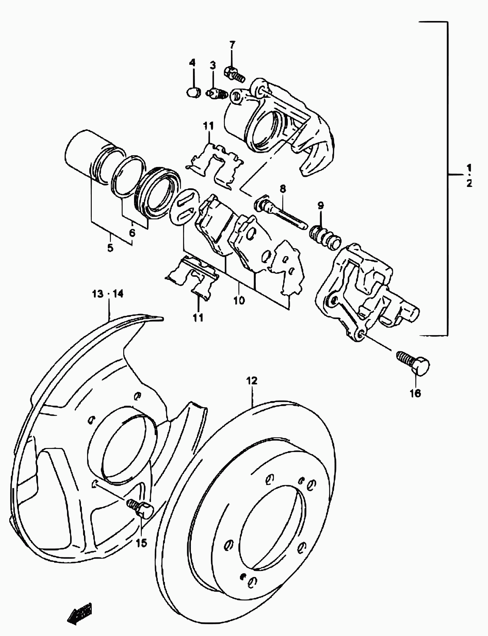 SANTANA 55200-63810 - Komplet kočnih obloga, disk kočnica www.parts5.com