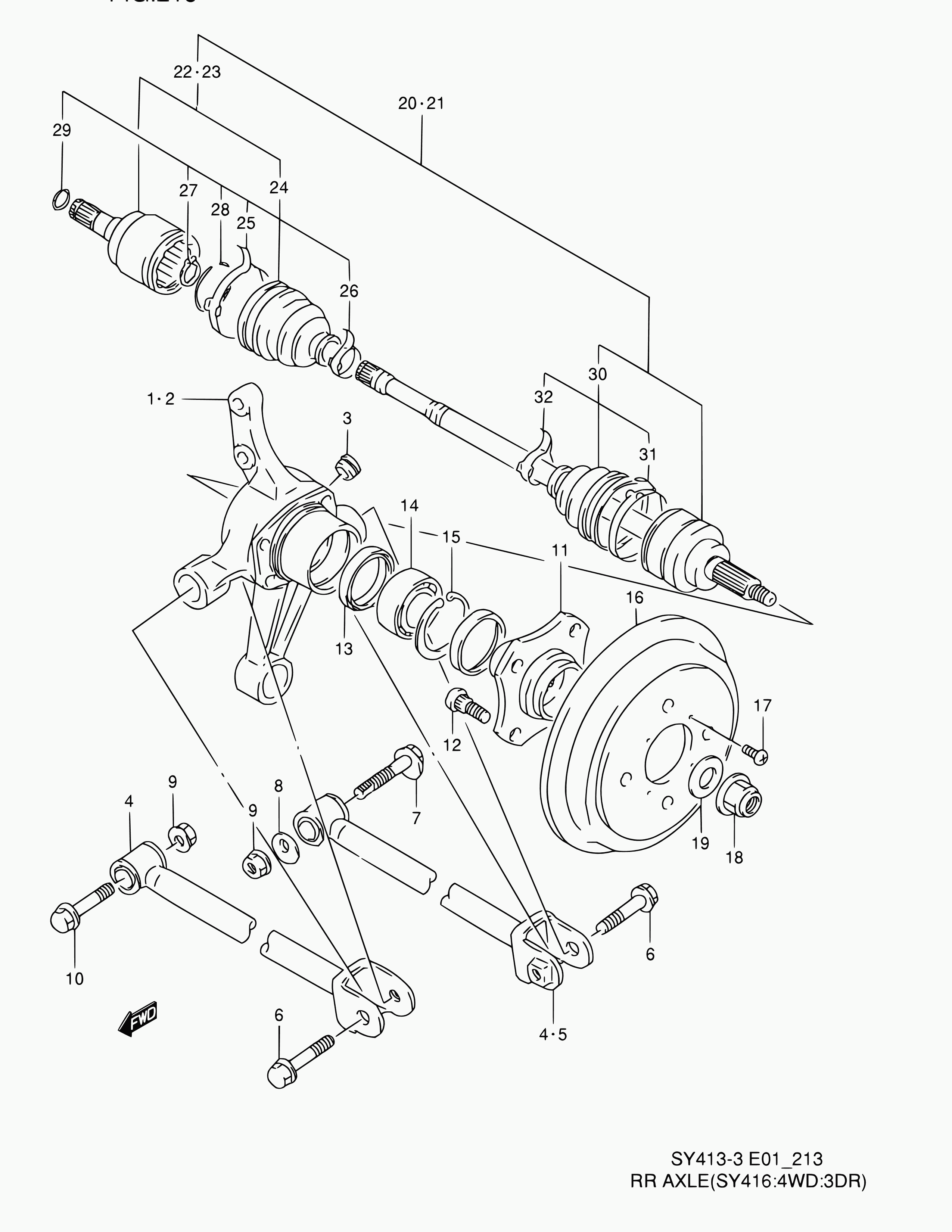 Suzuki 08331-41626 - Komplet ležaja kotača www.parts5.com