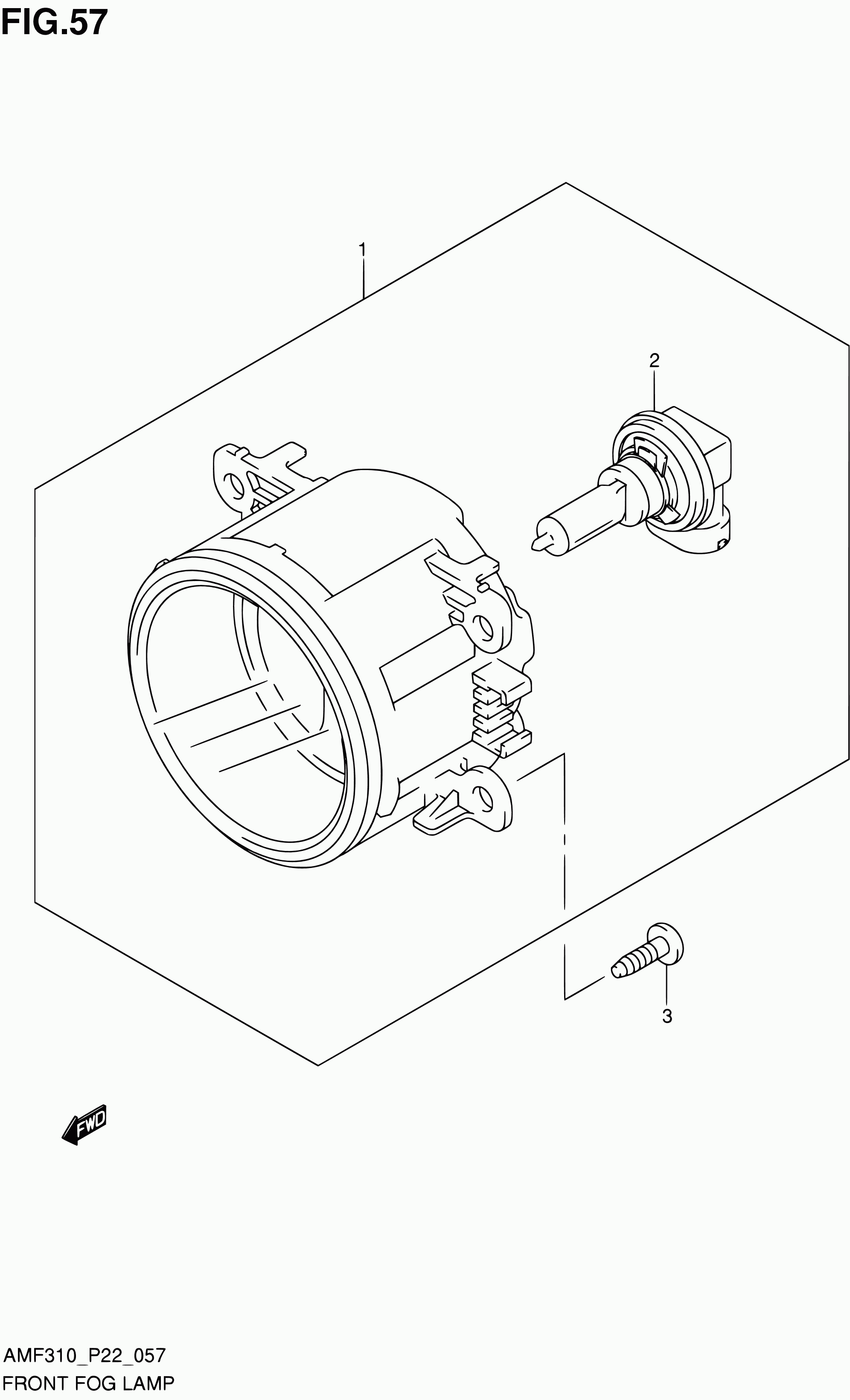 Suzuki 35500-63J04 - Zaromet za meglo www.parts5.com