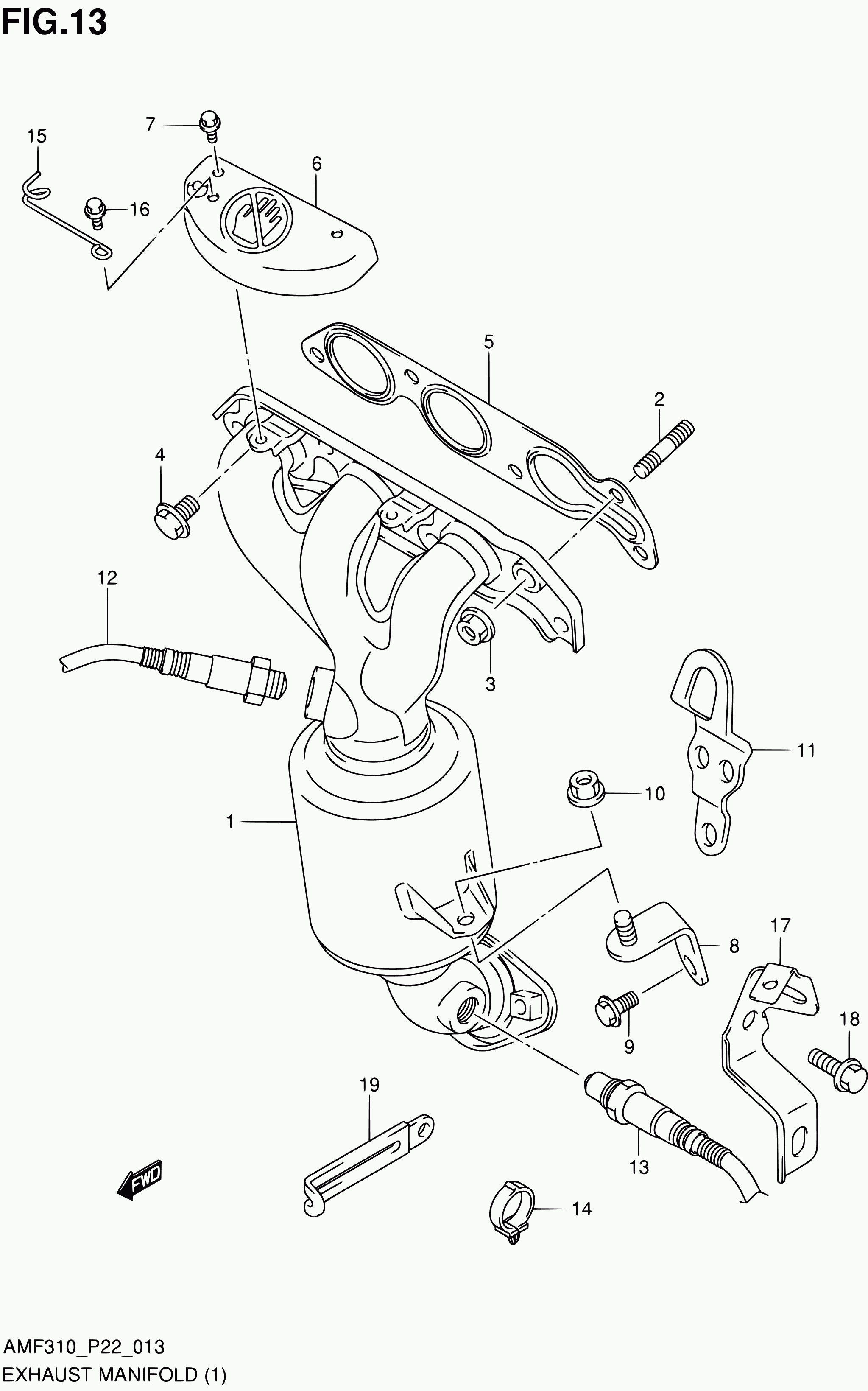 Suzuki 18213-M68KB-0 - Sonde lambda www.parts5.com