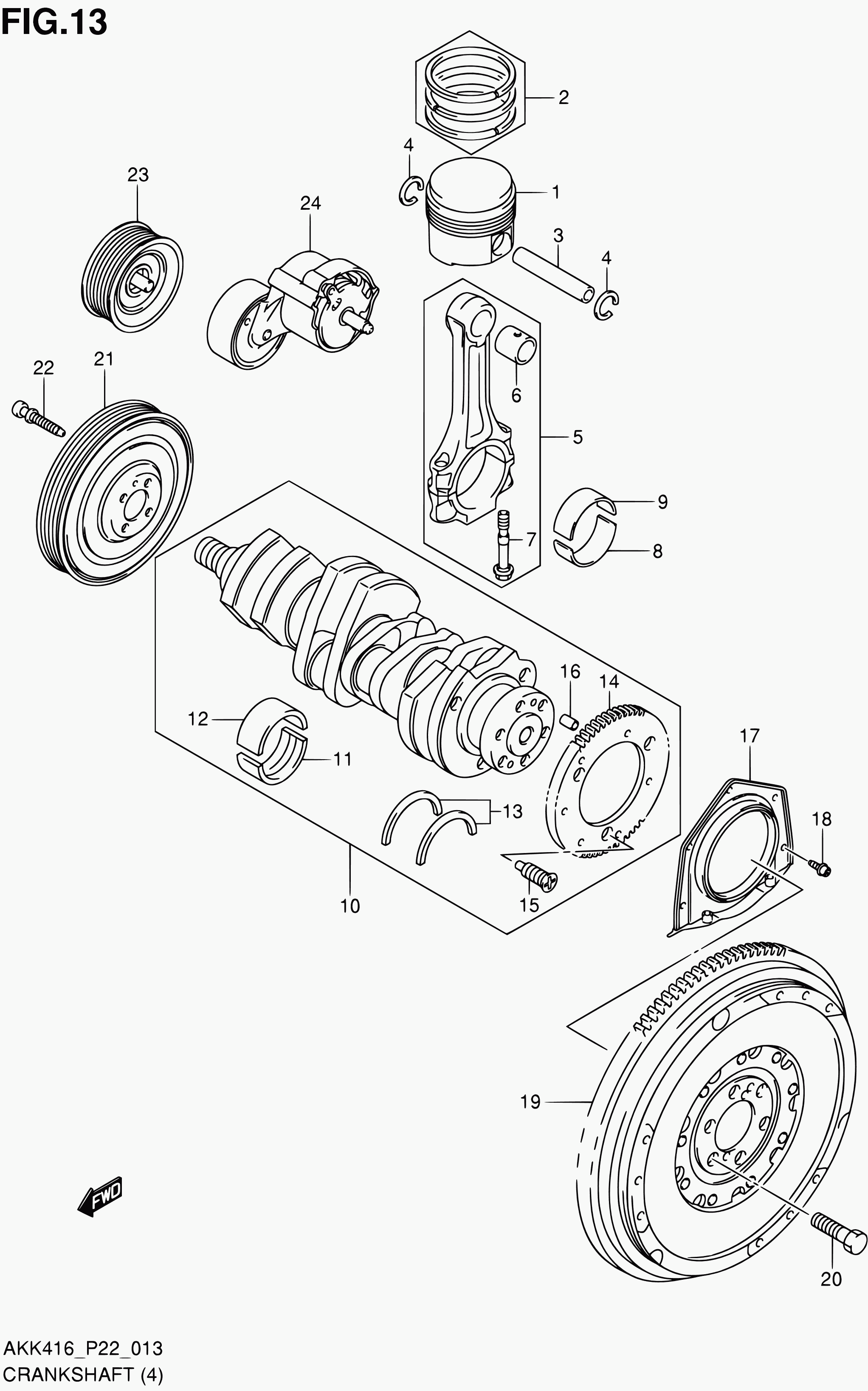 Suzuki 17530-62M00 - Паразитна / водеща ролка, пистов ремък www.parts5.com