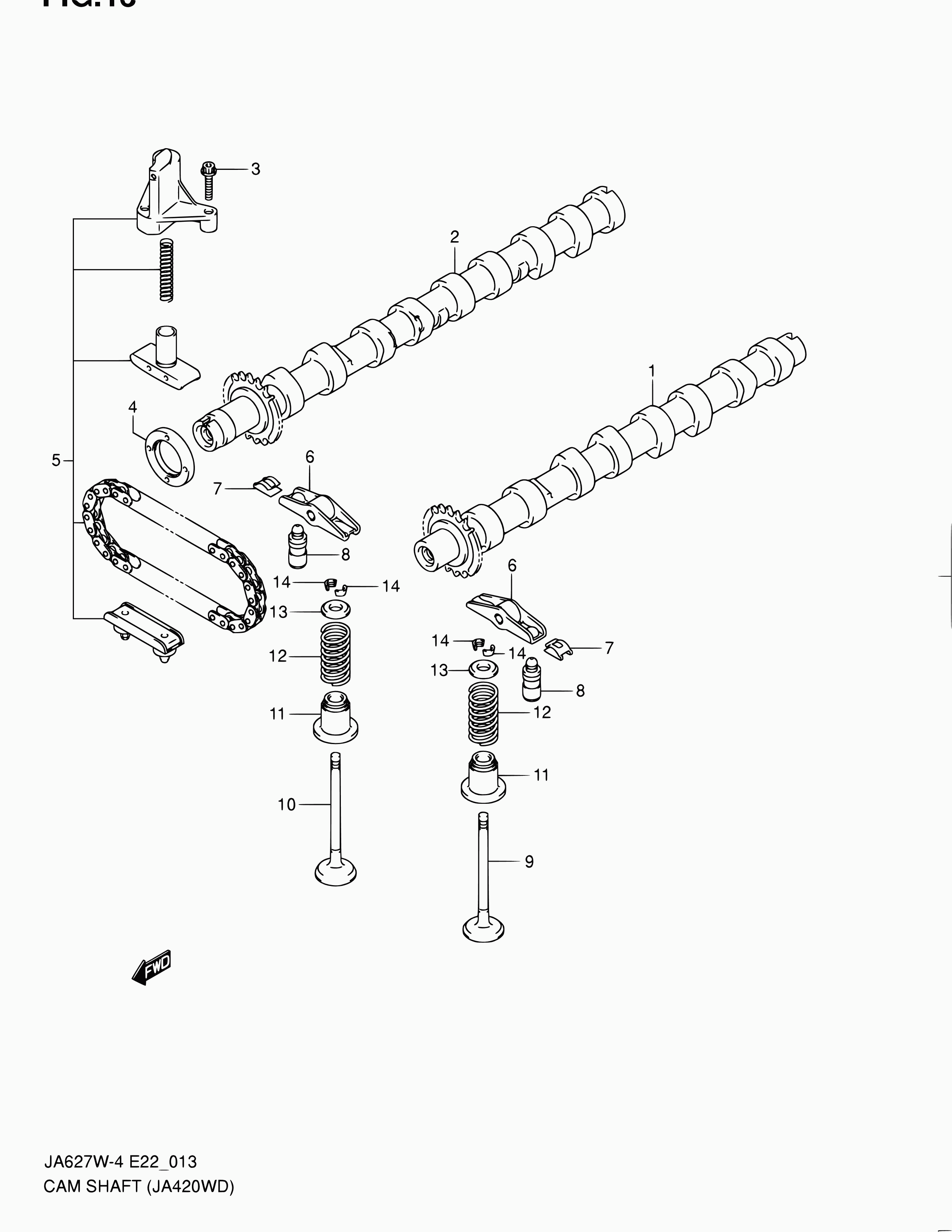 Suzuki 12919-67G00 - Dichtring, Ventilschaft www.parts5.com