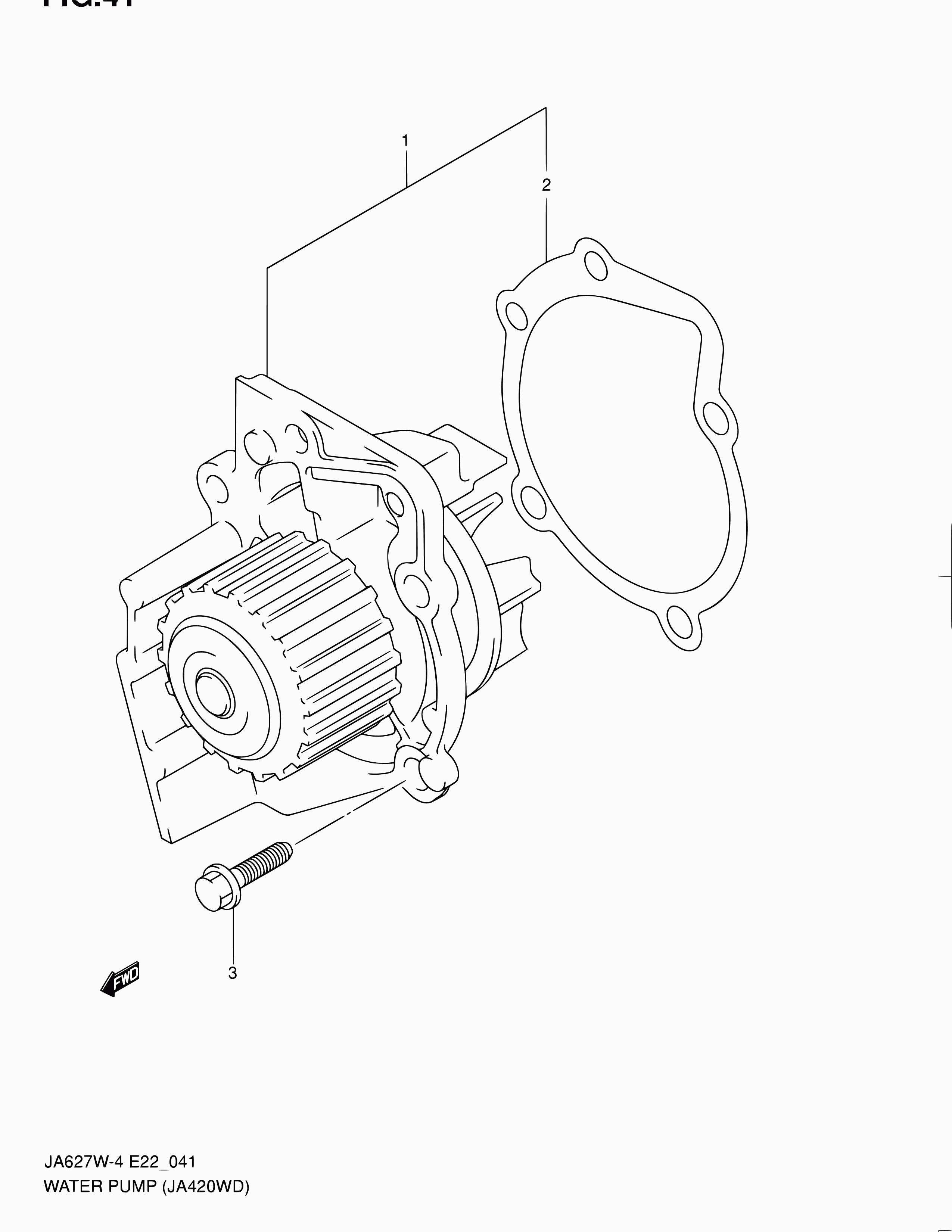 SANTANA 17410-67G00 - PUMP ASSY, WATER www.parts5.com