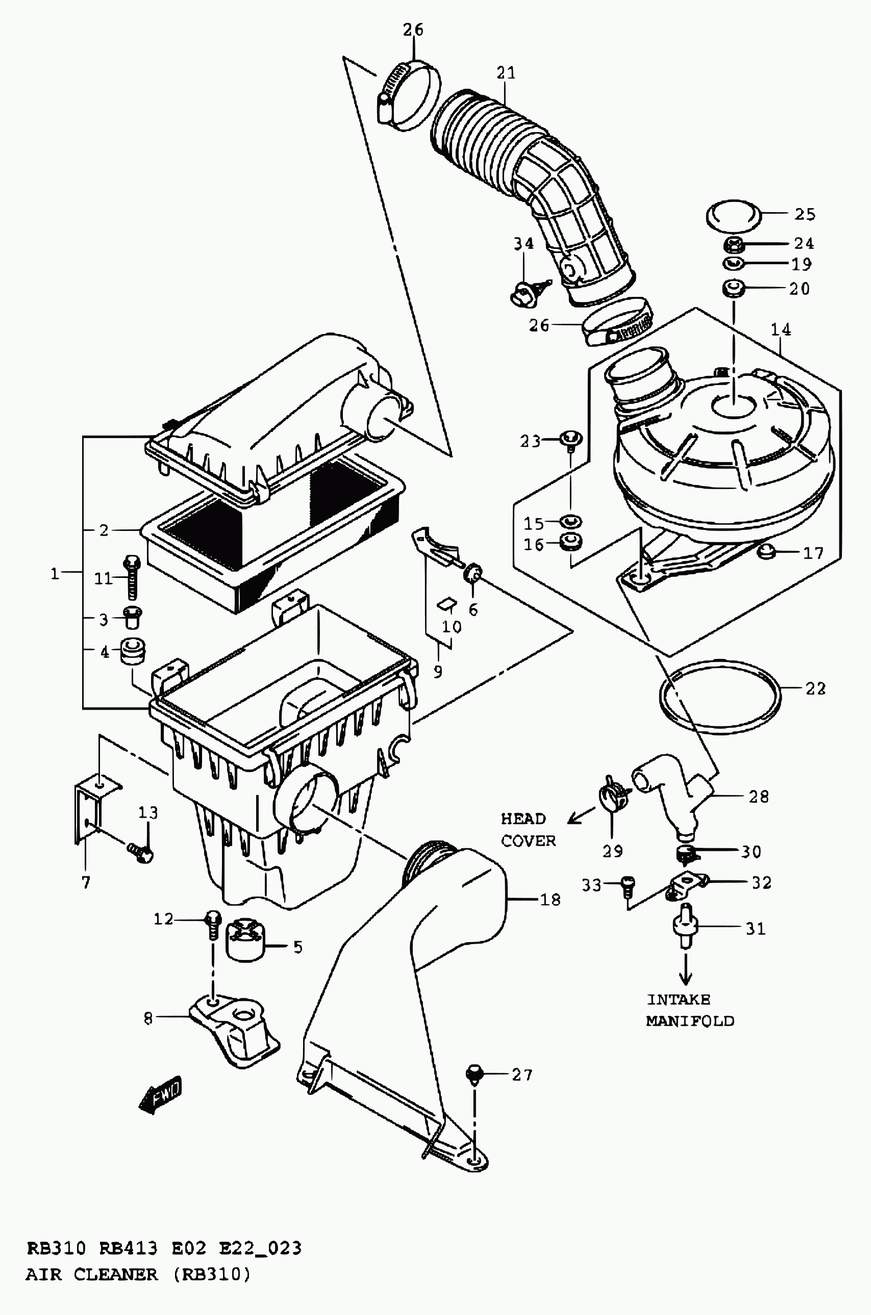 Vauxhall 13780-83E00 - Filtru aer www.parts5.com