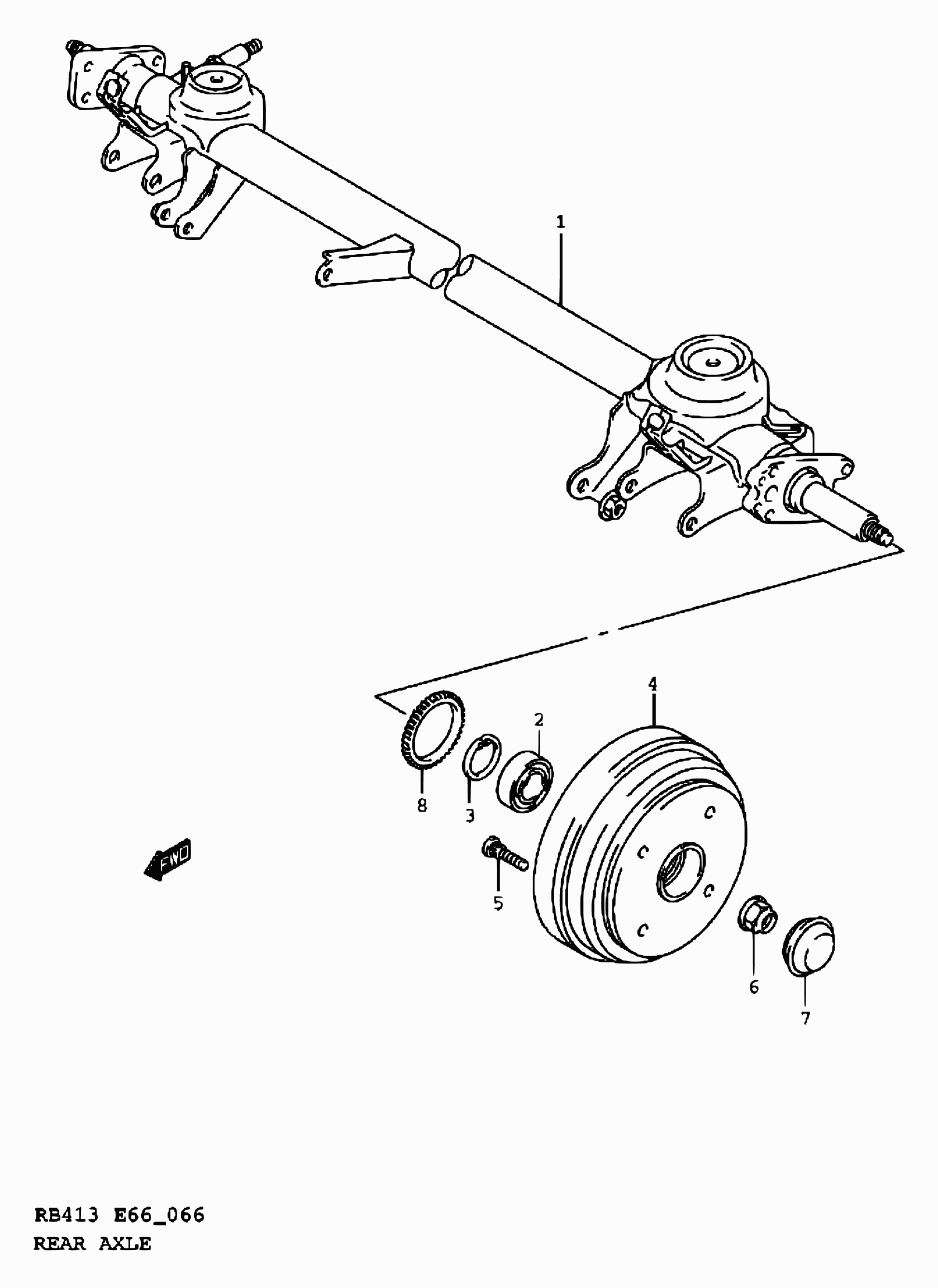 Suzuki 08331-41526 - Комплект колесен лагер www.parts5.com