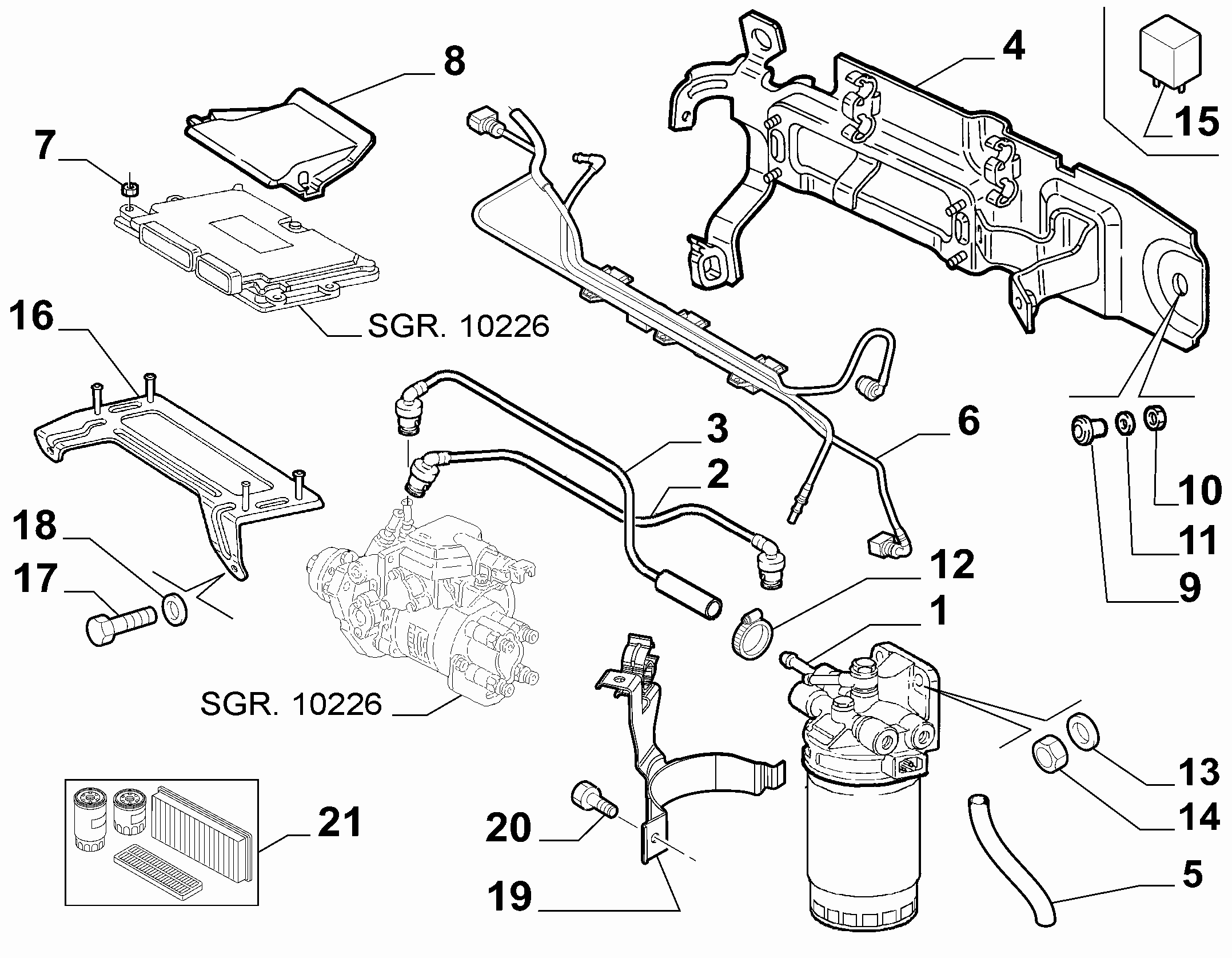 FIAT 51773591 - Fuel filter parts5.com