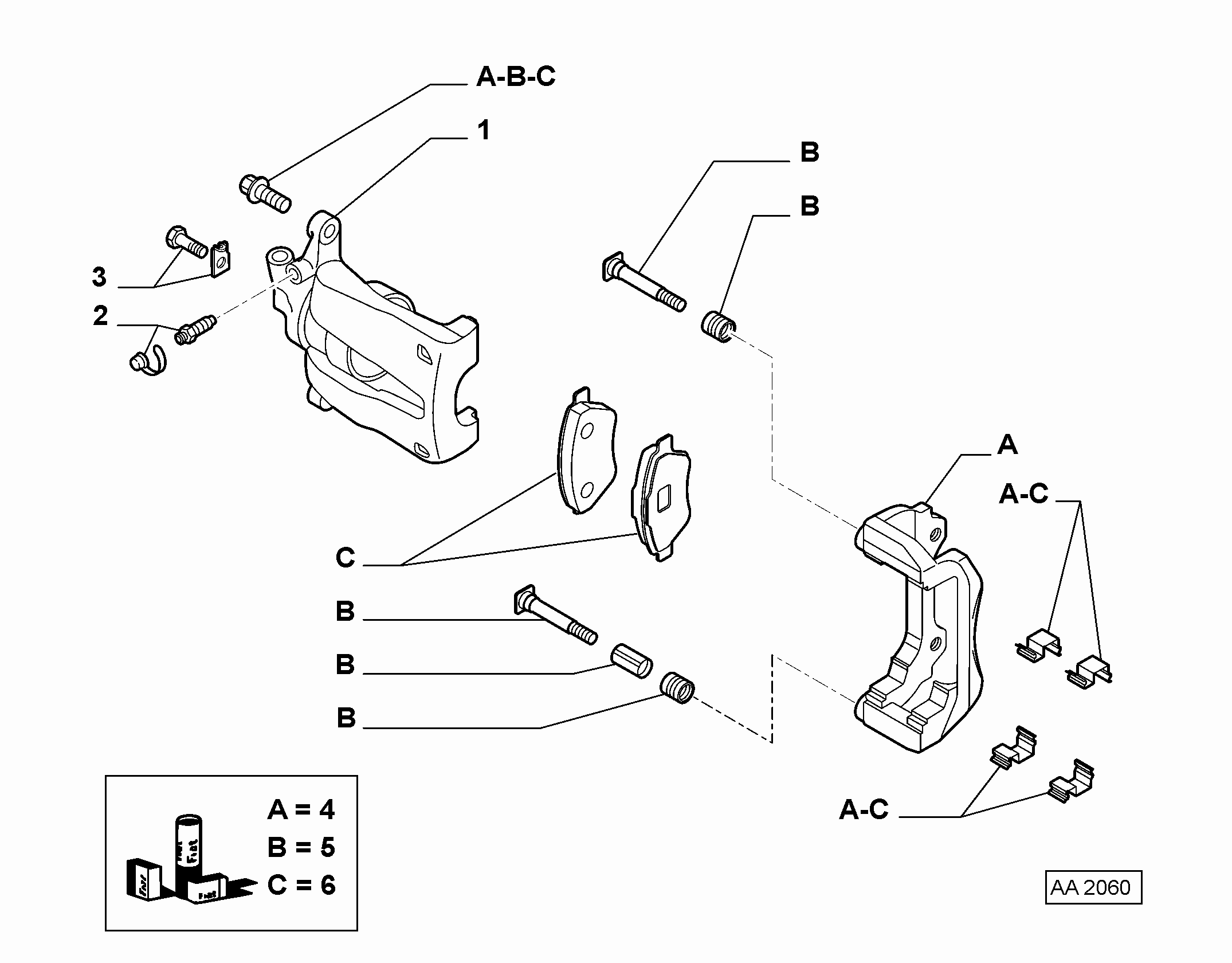 FIAT 71770965 - Brake Pad Set, disc brake www.parts5.com