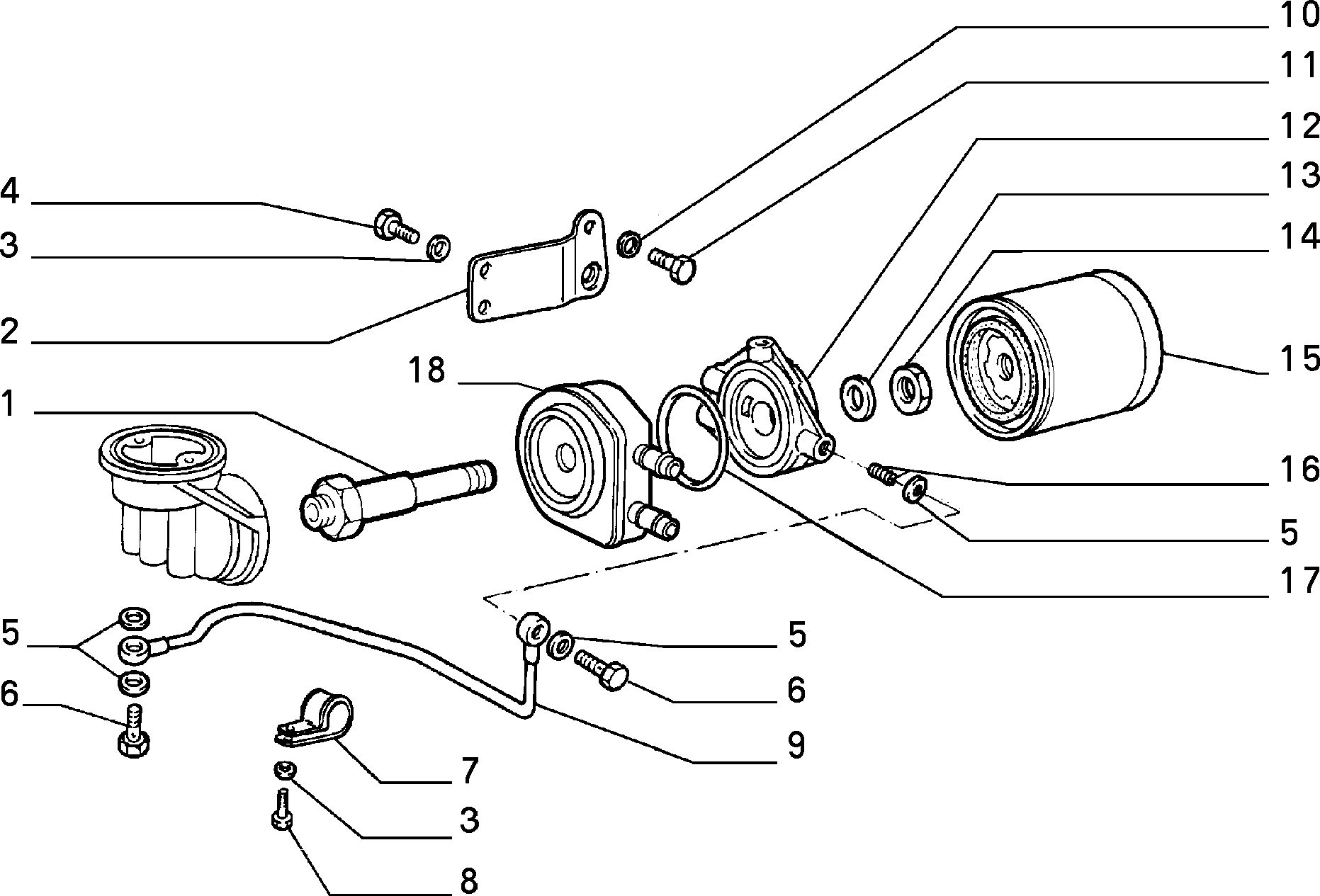 FIAT 16043121 - Cıvata, egzoz sistemi www.parts5.com