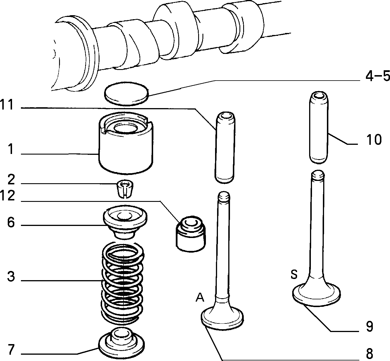 Lancia 40101573 - Etansare, supape parts5.com