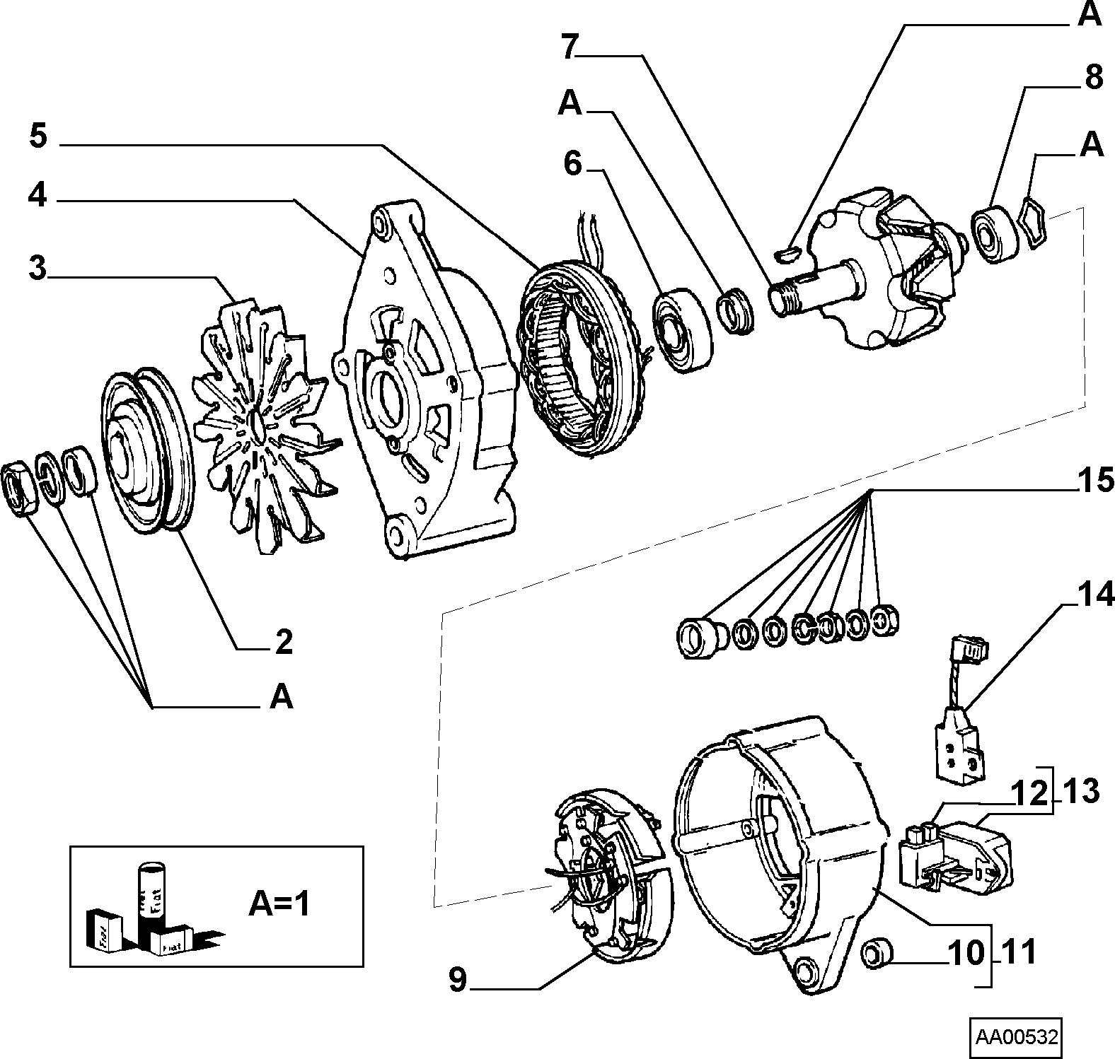 IVECO 9942 885 - Generatorregler www.parts5.com