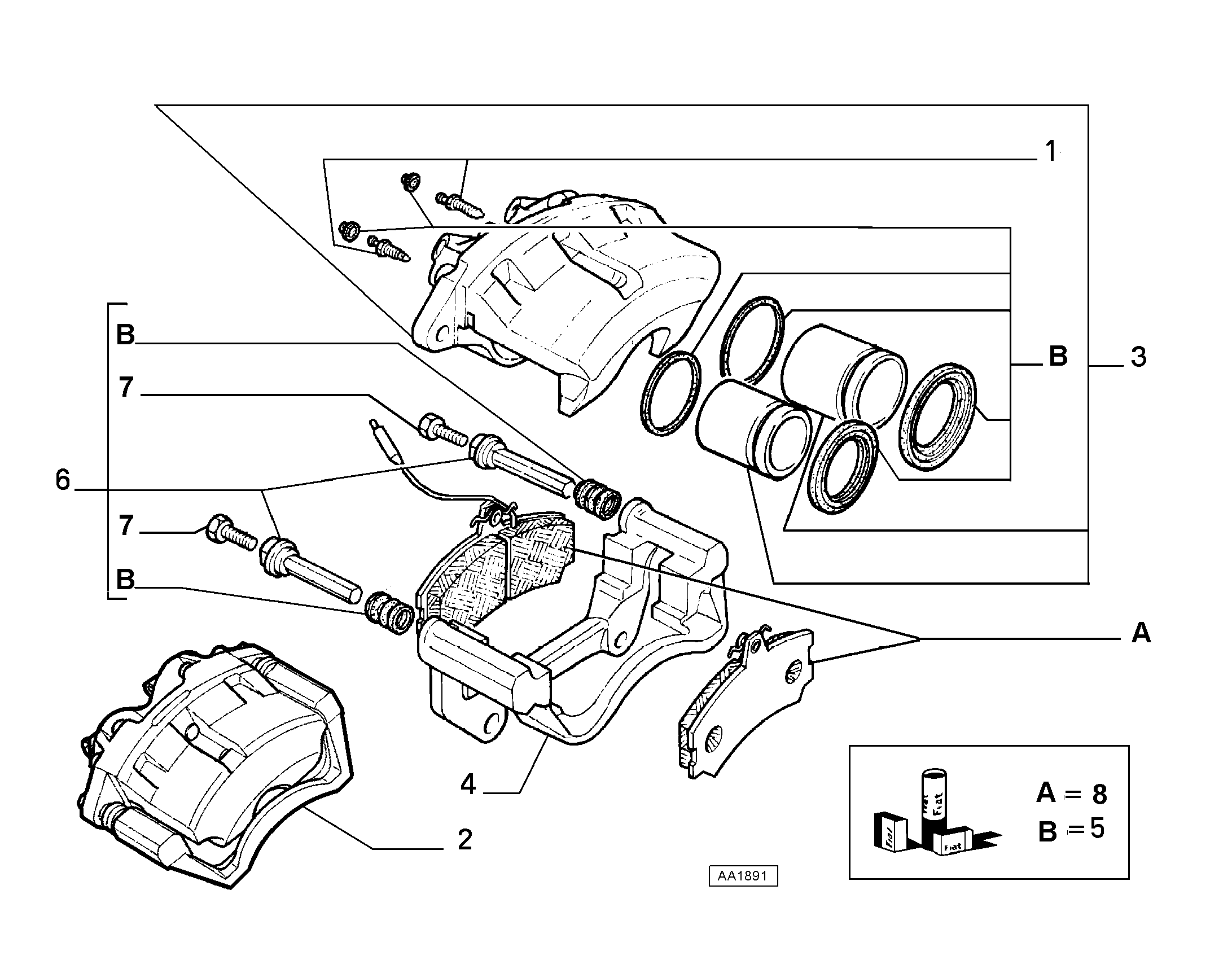 CITROËN 9945804 - Тормозной суппорт www.parts5.com