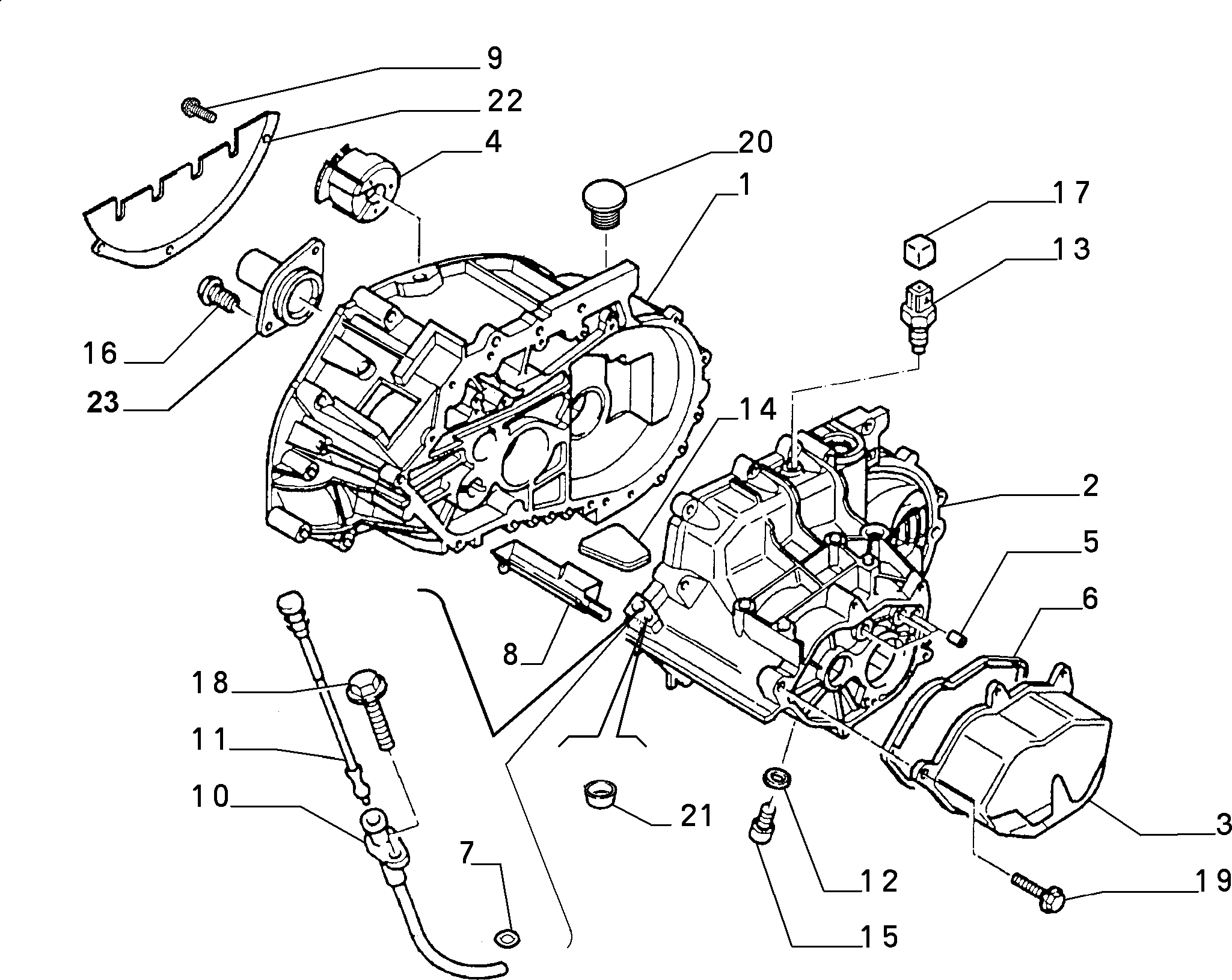 FIAT 9601811080 - Prekidač, svjetlo za vožnju unatrag www.parts5.com