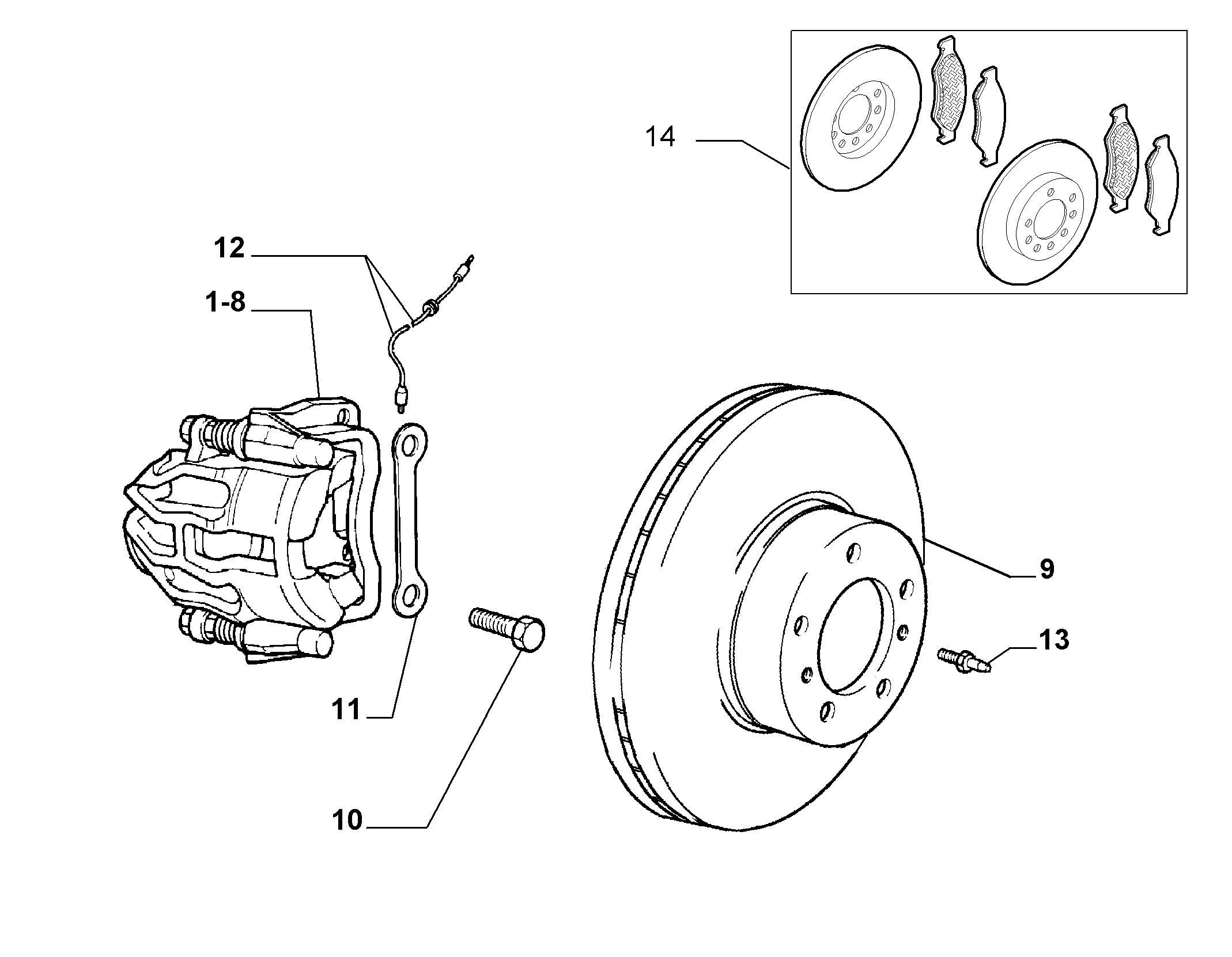 FIAT 71739637 - Brake Disc parts5.com