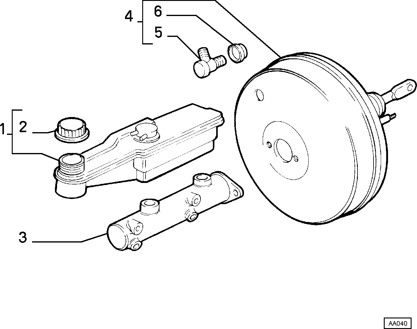 FIAT 9948877 - Hauptbremszylinder www.parts5.com