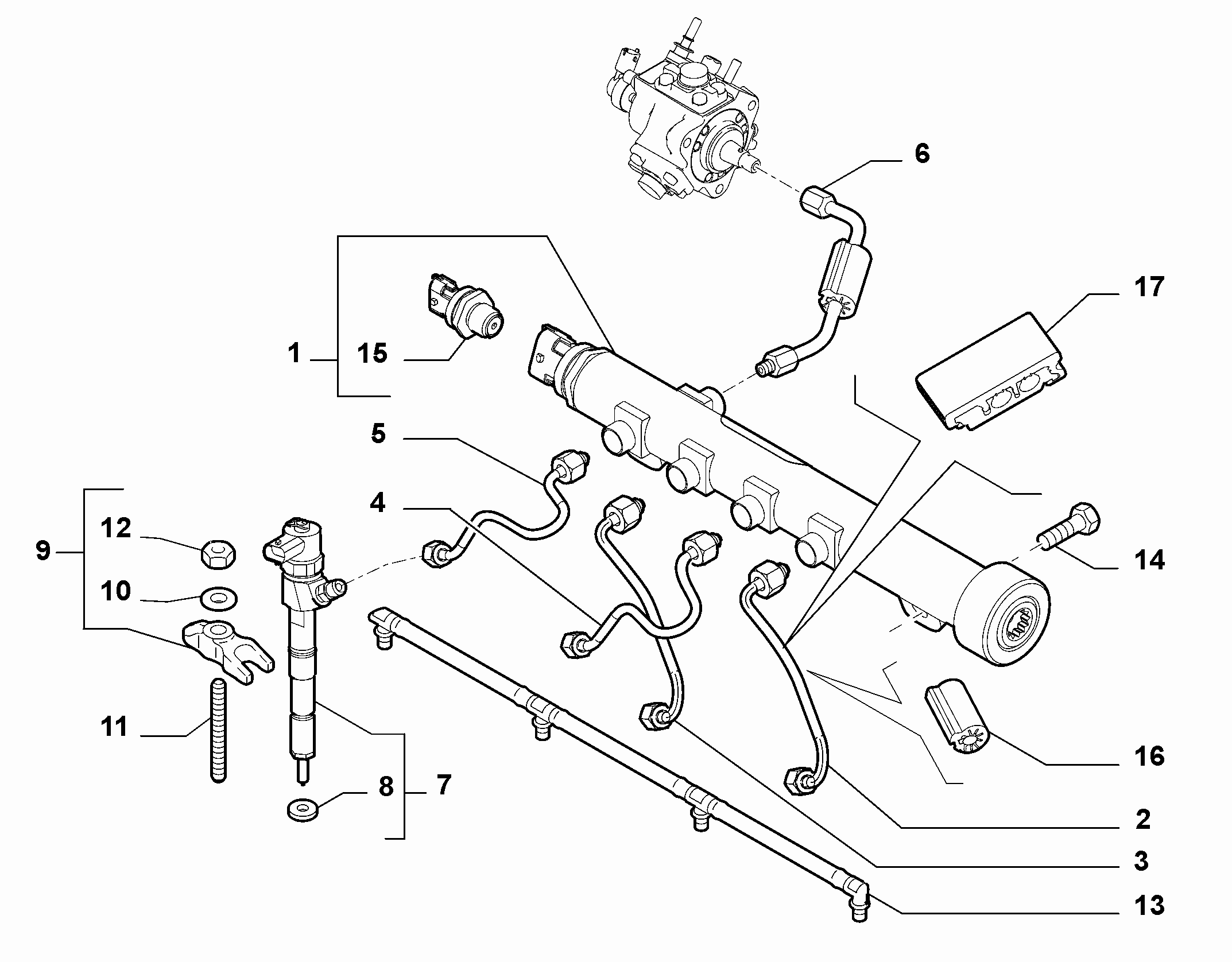 Opel 55221016 - Zaptivni prsten, otvor za diznu www.parts5.com