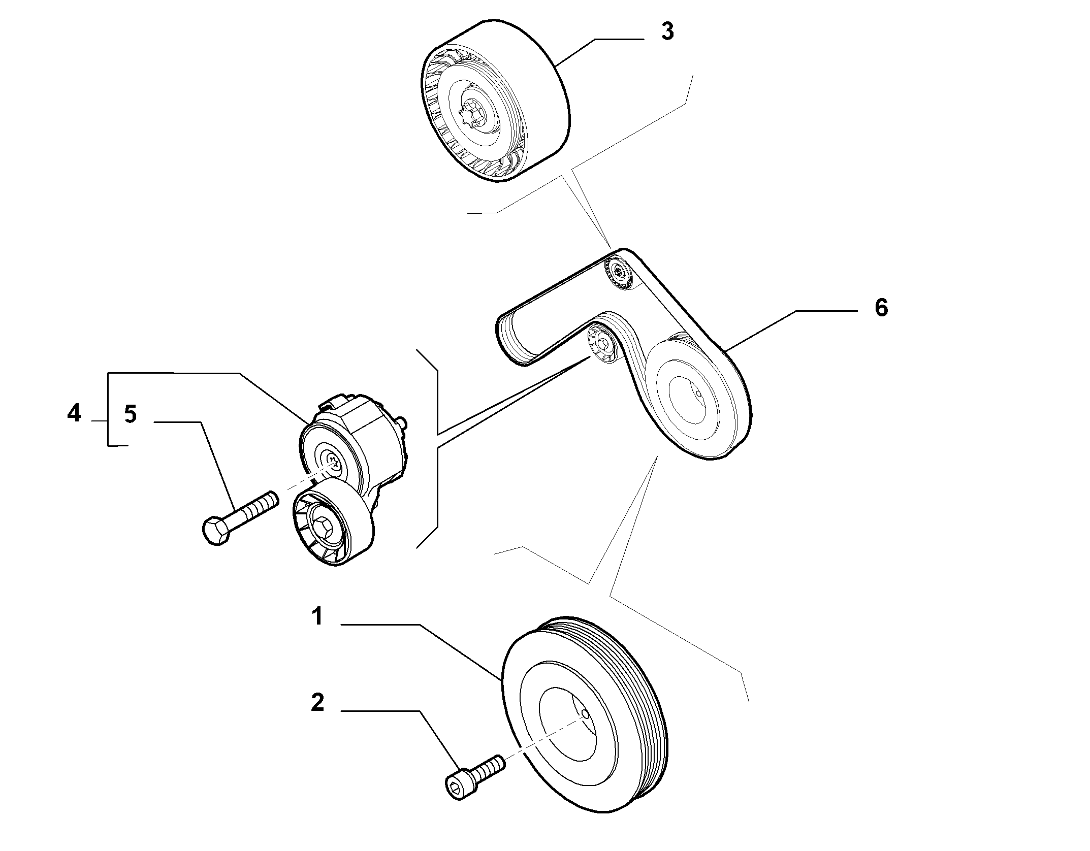 FIAT 51815020 - Направляющий ролик, поликлиновый ремень www.parts5.com