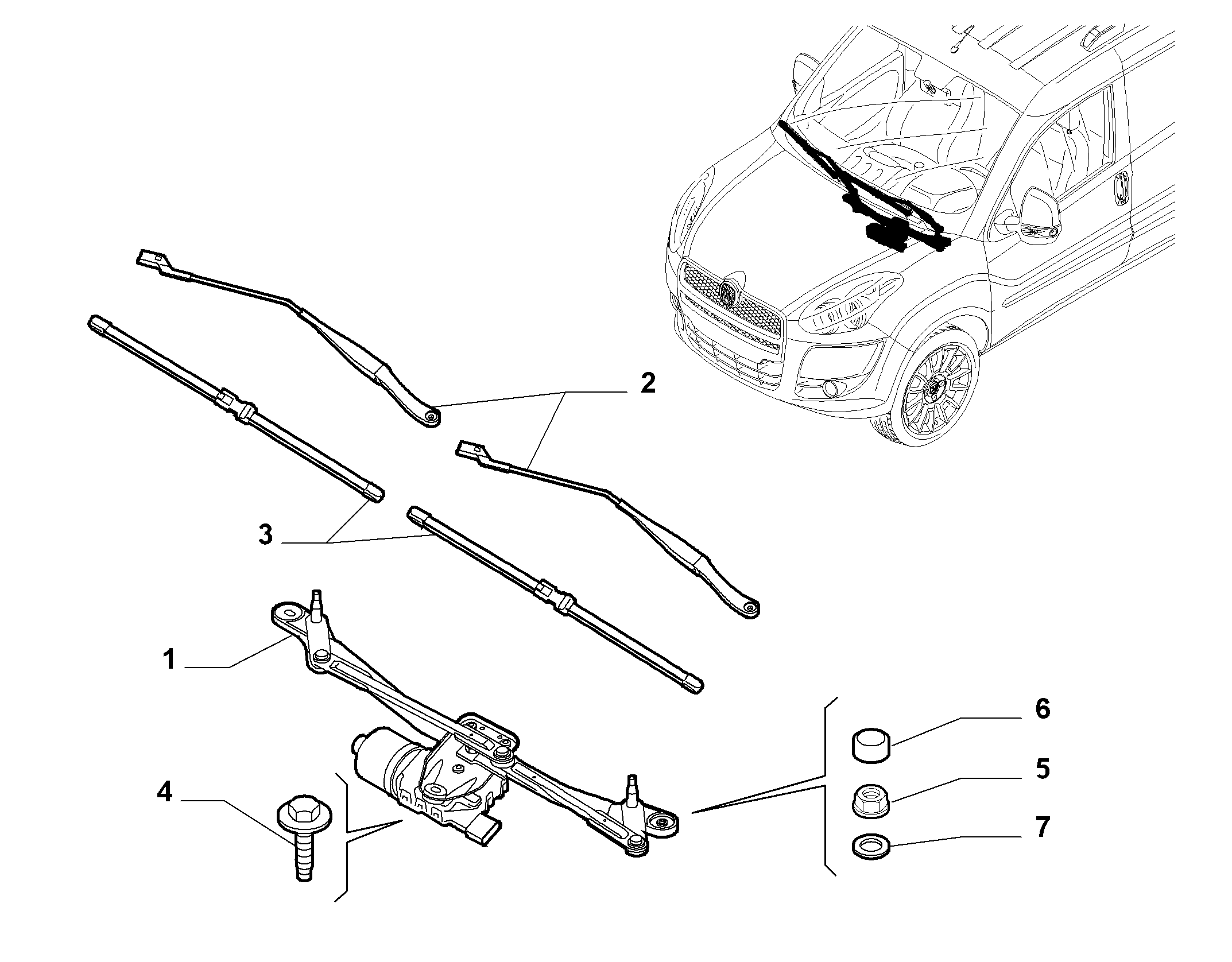 FIAT 51900238 - Щетка стеклоочистителя www.parts5.com