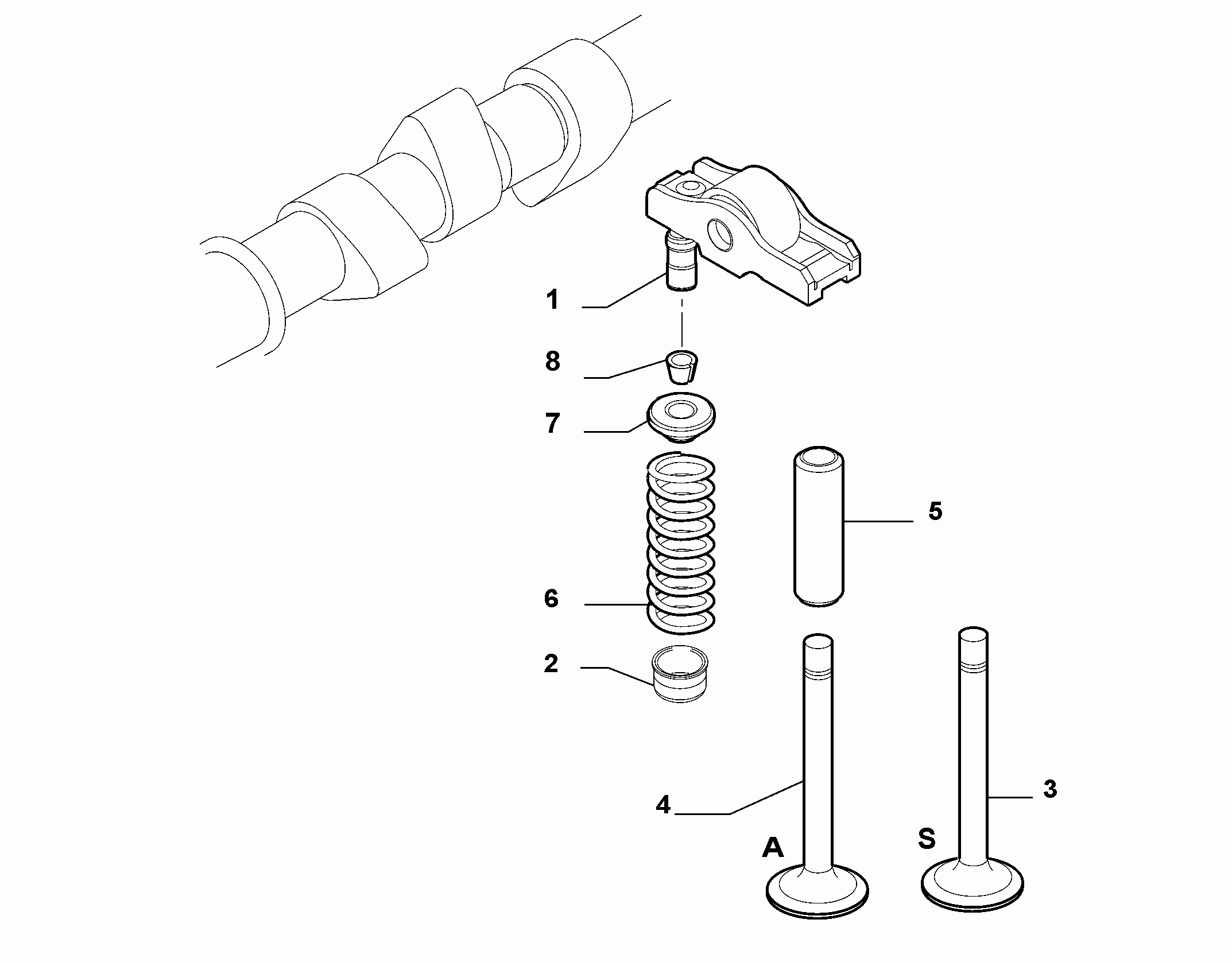 IVECO 500395378 - Etansare, supape www.parts5.com