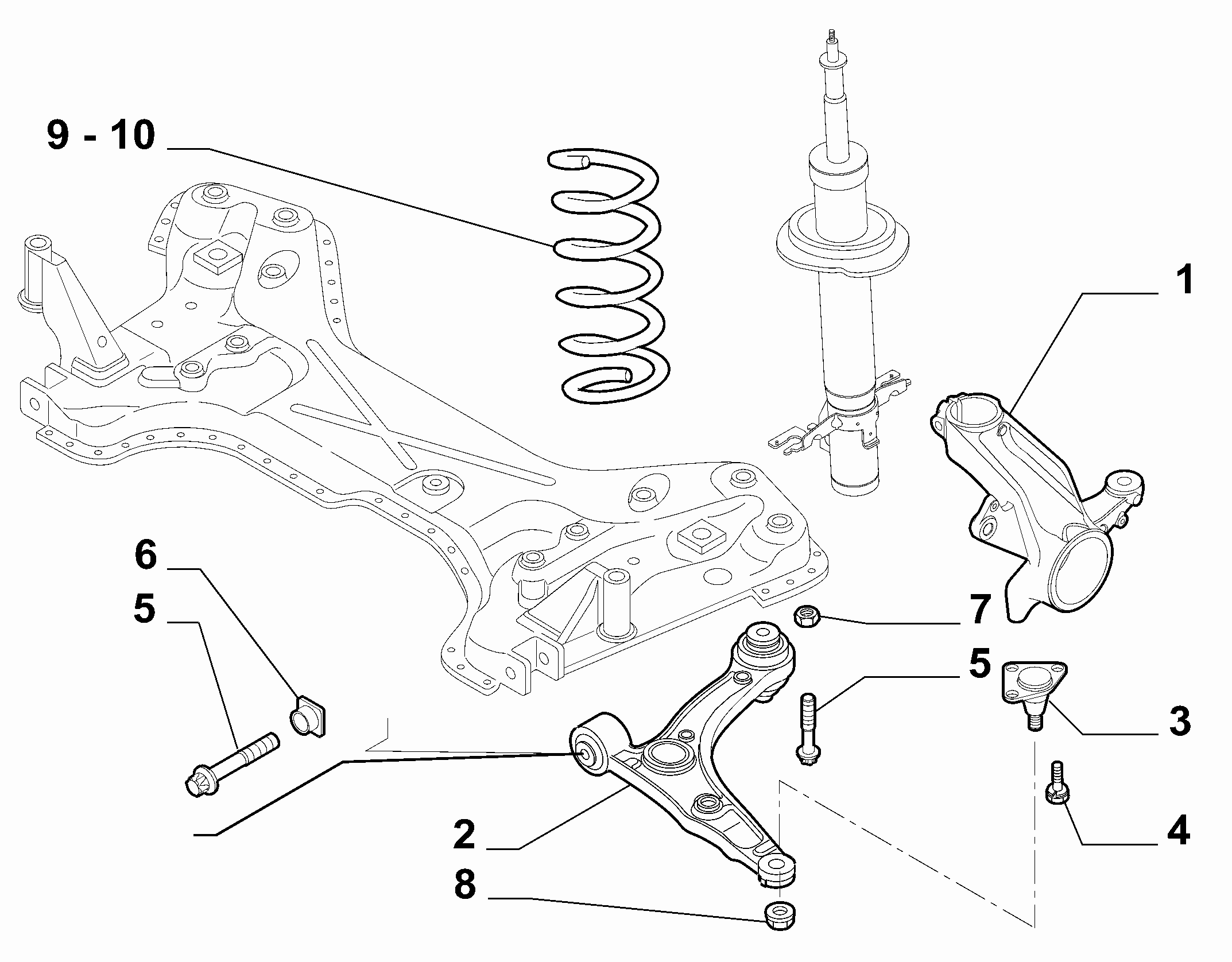 CITROËN 1352227080 - Рычаг подвески колеса www.parts5.com